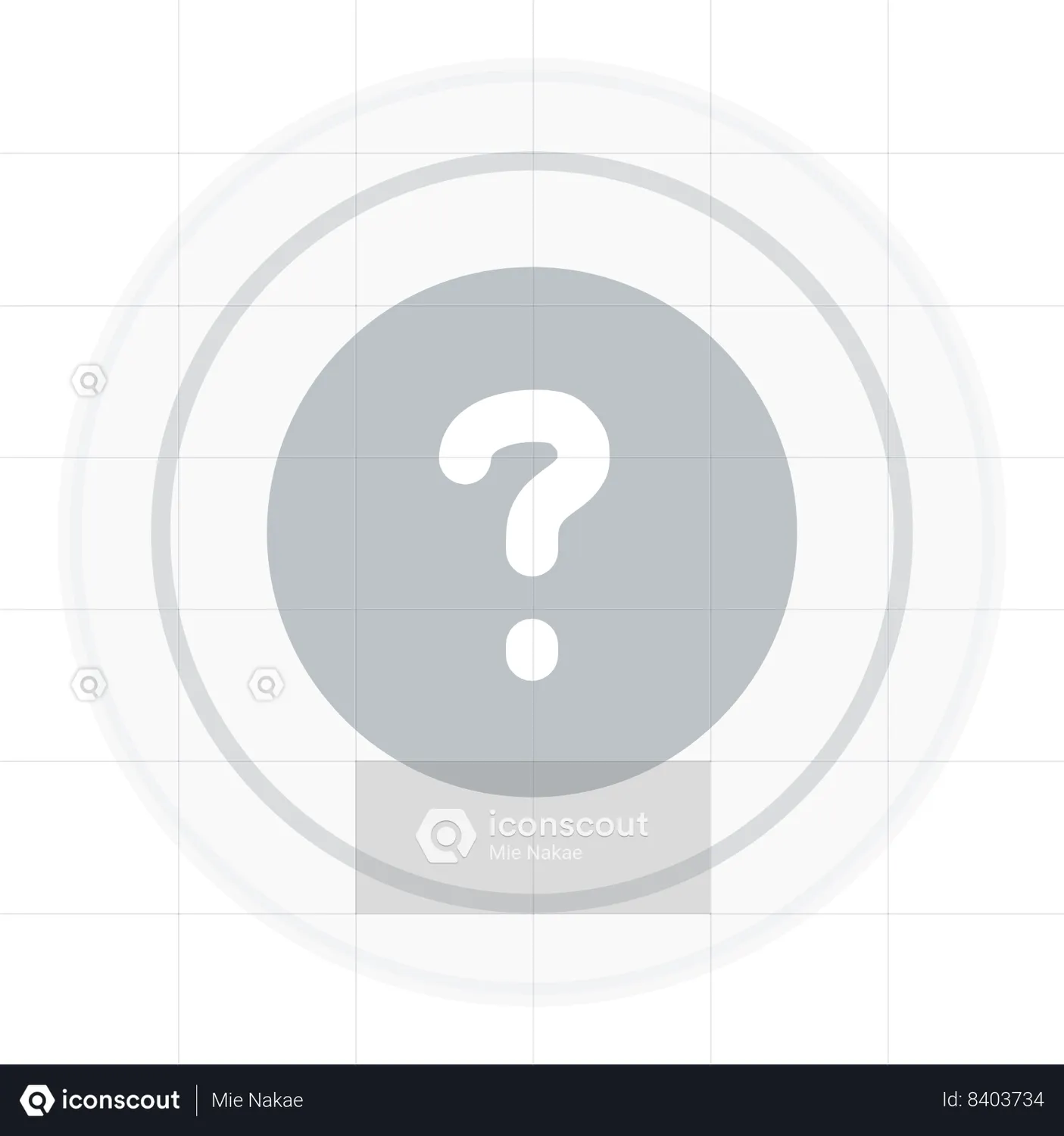 Question Mark Animated Icon download in JSON, LOTTIE or MP4 format