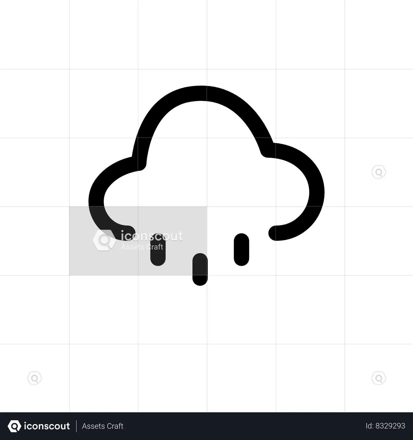 Rain Animated Icon download in JSON, LOTTIE or MP4 format