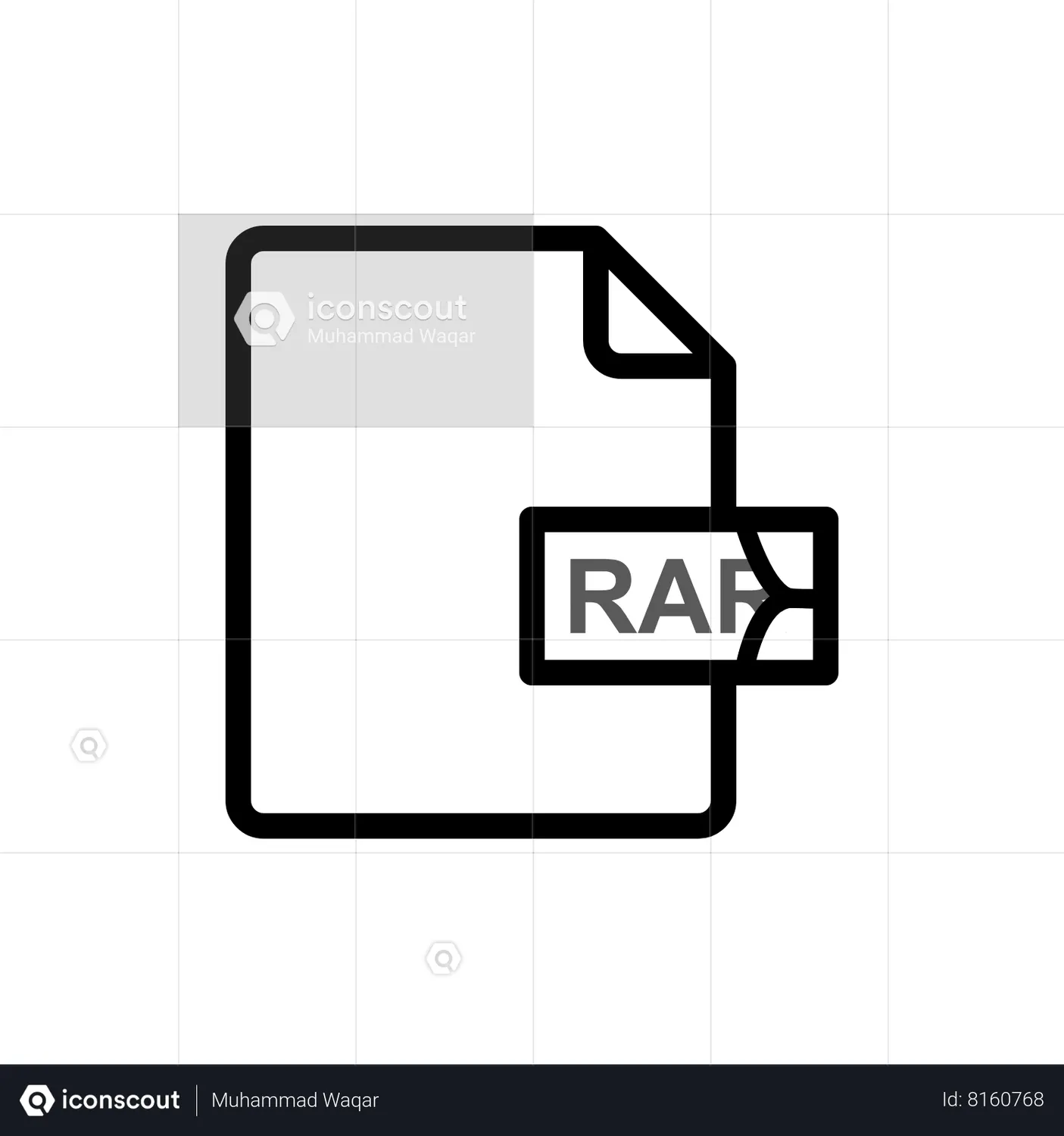 RAR File Animated Icon download in JSON, LOTTIE or MP4 format
