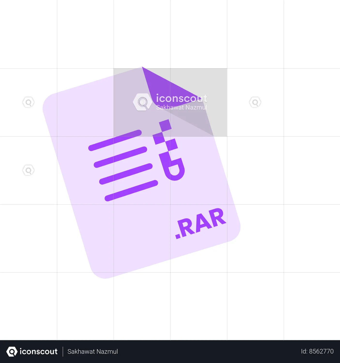 Rar File Animated Icon download in JSON, LOTTIE or MP4 format