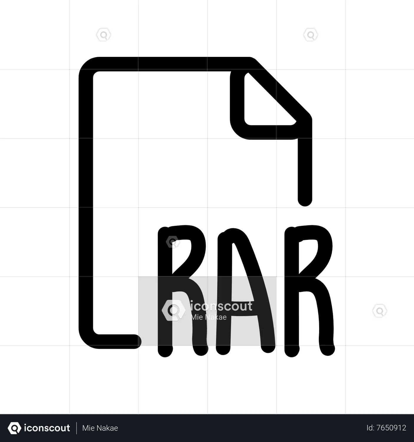 Rar File Animated Icon download in JSON, LOTTIE or MP4 format