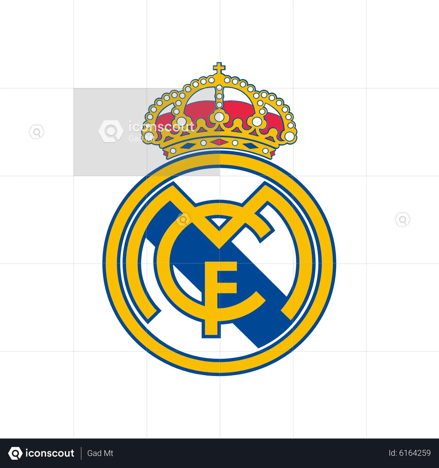 Real Madrid Football Club logo Logo Animated Icon download in JSON ...