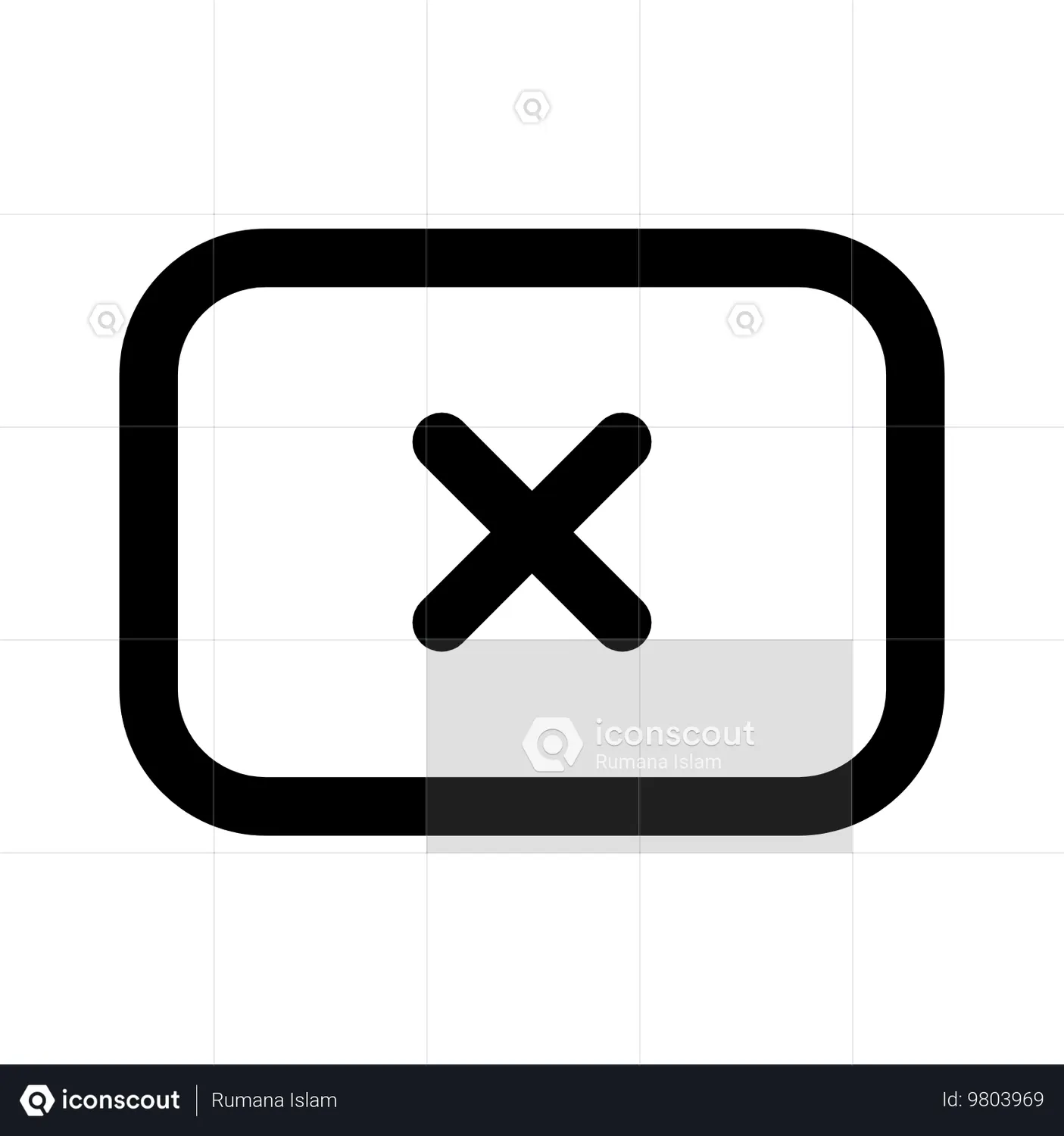 Rectangle Error Animated Icon - Free Download User Interface Animated ...
