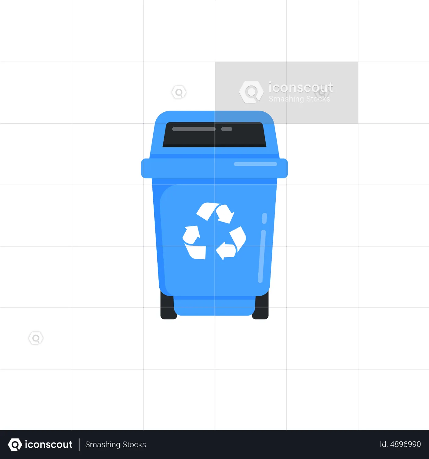 Recycle Bin Animated Icon download in JSON, LOTTIE or MP4 format