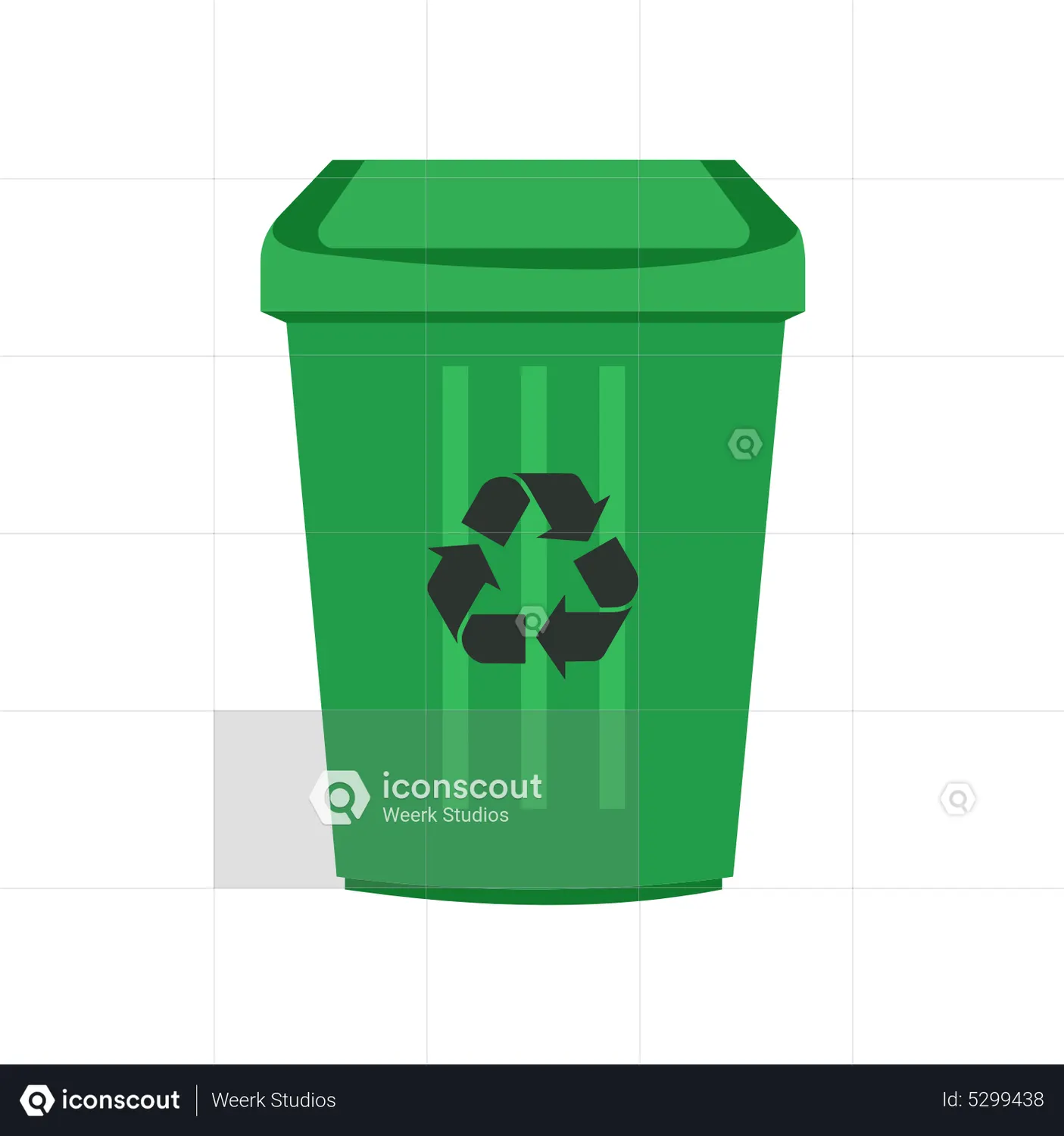 Recycle Bin Animated Icon download in JSON, LOTTIE or MP4 format