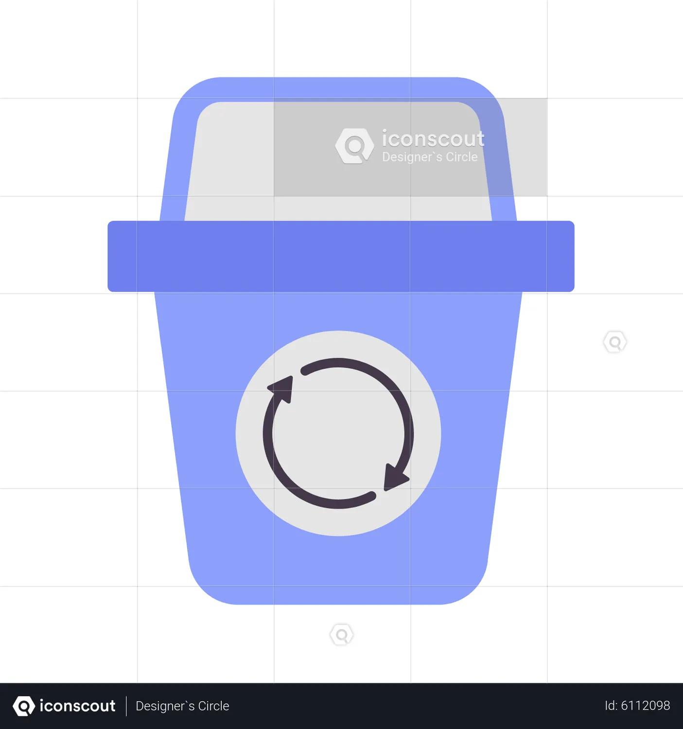 Recycle Bin Animated Icon download in JSON, LOTTIE or MP4 format