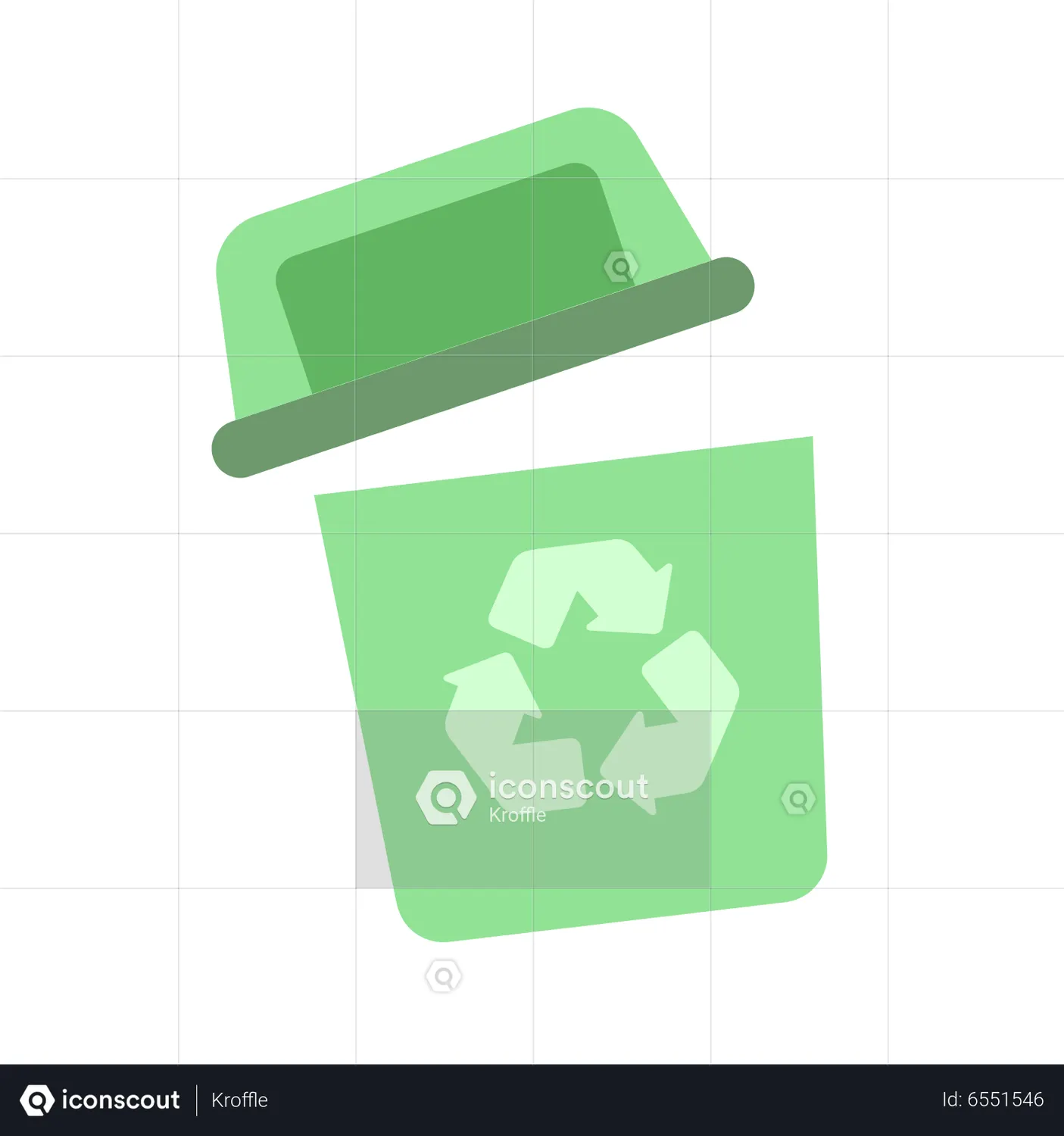 Recycle Bin Animated Icon download in JSON, LOTTIE or MP4 format