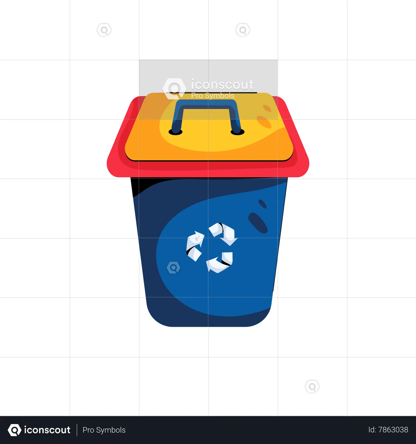 Recycle Bin Animated Icon download in JSON, LOTTIE or MP4 format