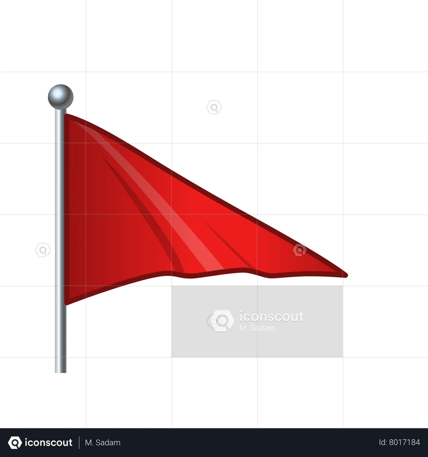 Red Flag Animated Icon Free Download Maps And Navigation Animated