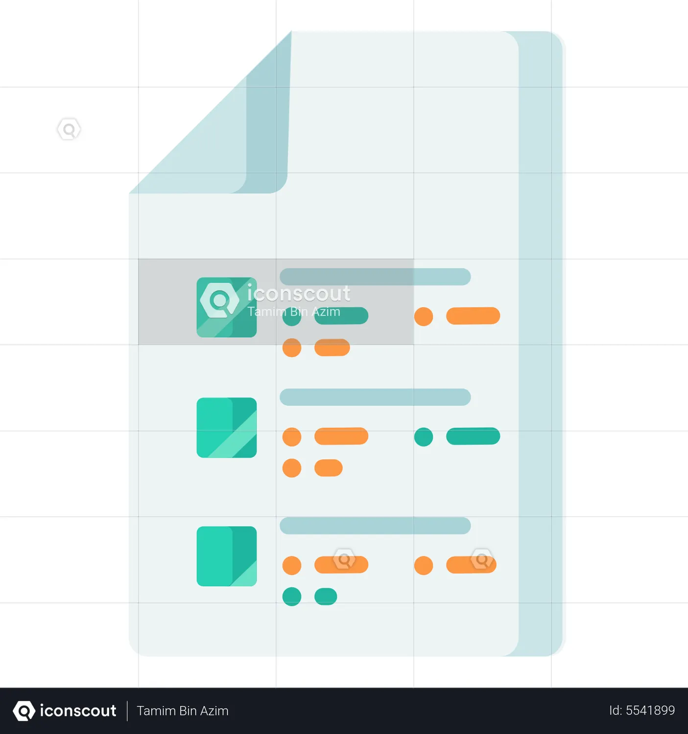 Report card fail Animated Icon download in JSON, LOTTIE or MP4 format