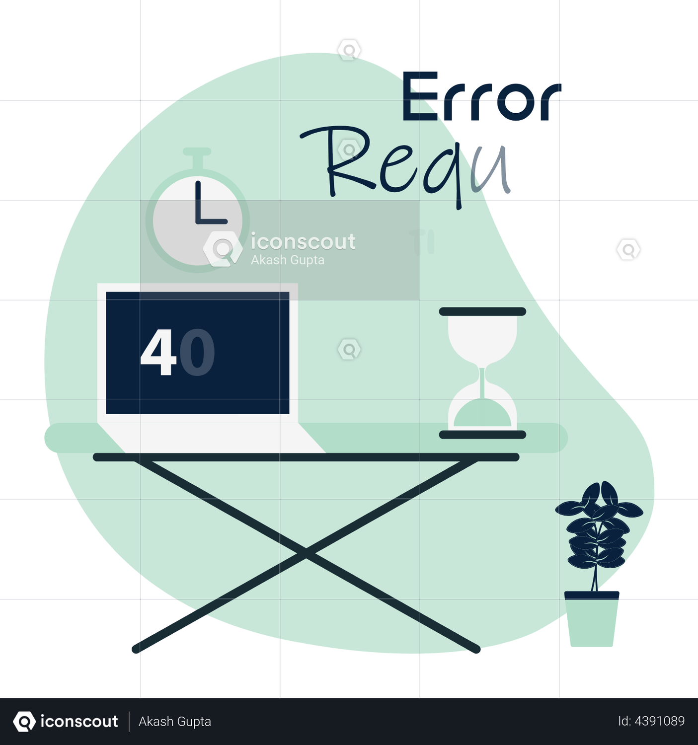 Request timeout error Animation by Akash Gupta | LottieFiles