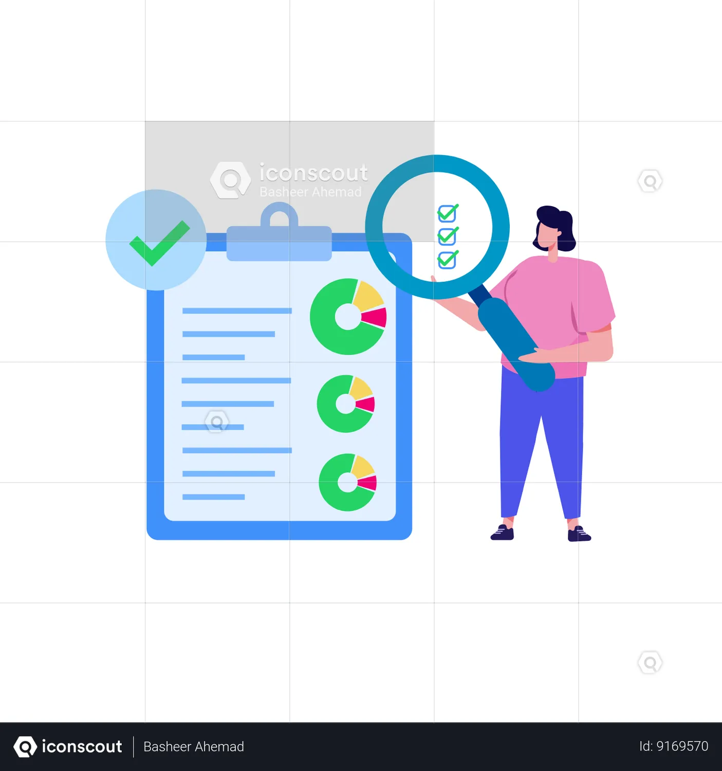 Research on audit Animated Illustration download in JSON, LOTTIE or MP4 ...