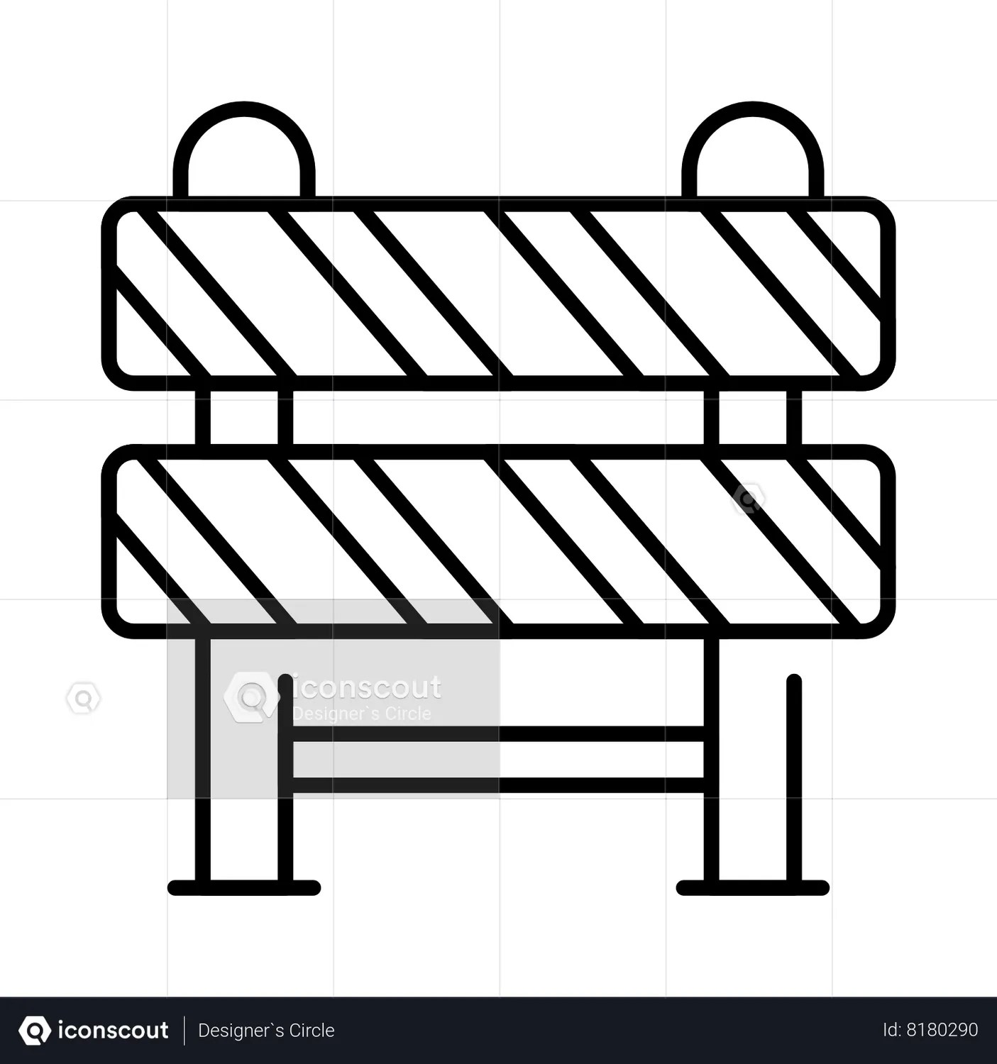 Road Barrier Animated Icon - Free Download Maps And Navigation Animated 