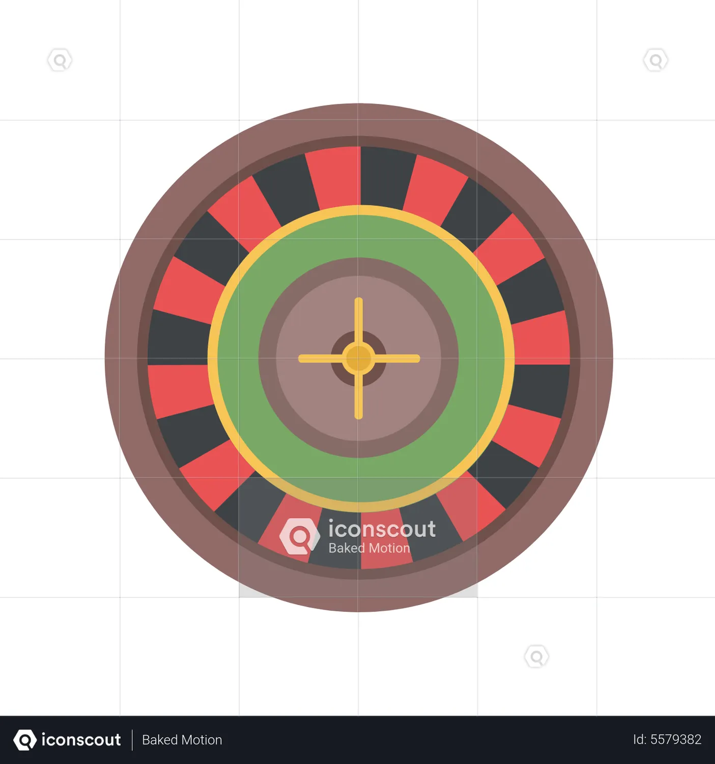 Roulette Wheel Animated Icon Free Download Sports & Games Animated