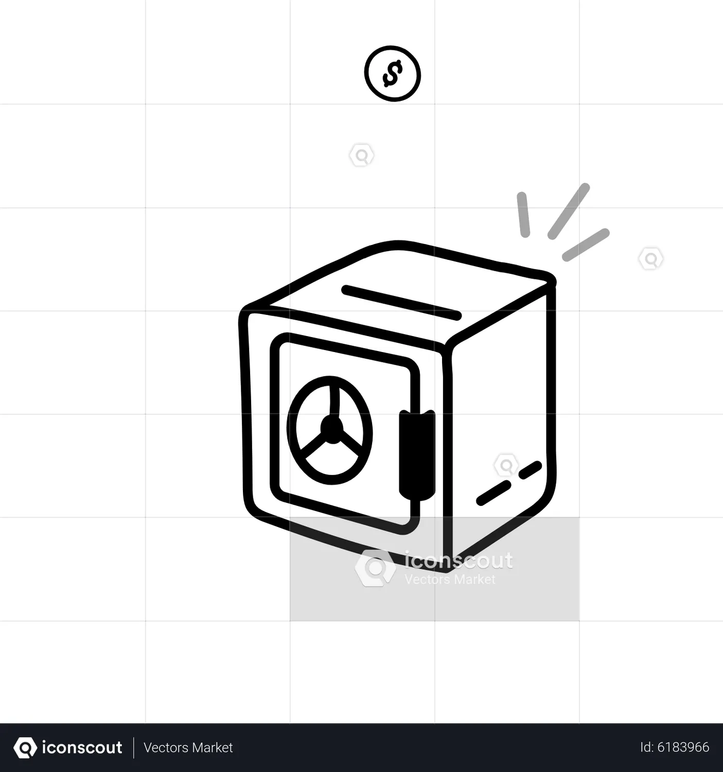 Safe Deposit Animated Icon Free Download Business Animated Icons