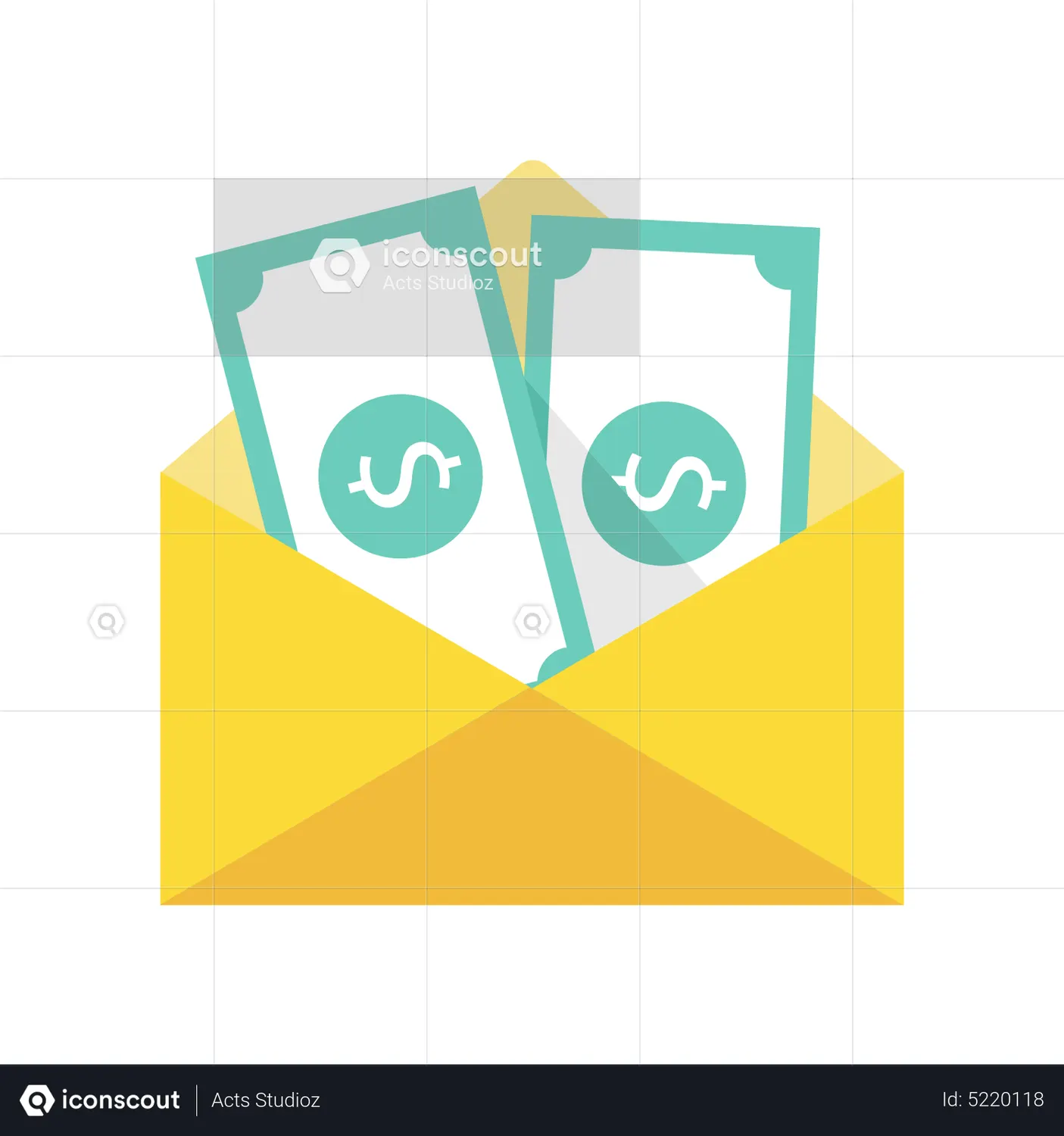 Salary Envelope Animated Icon download in JSON, LOTTIE or MP4 format