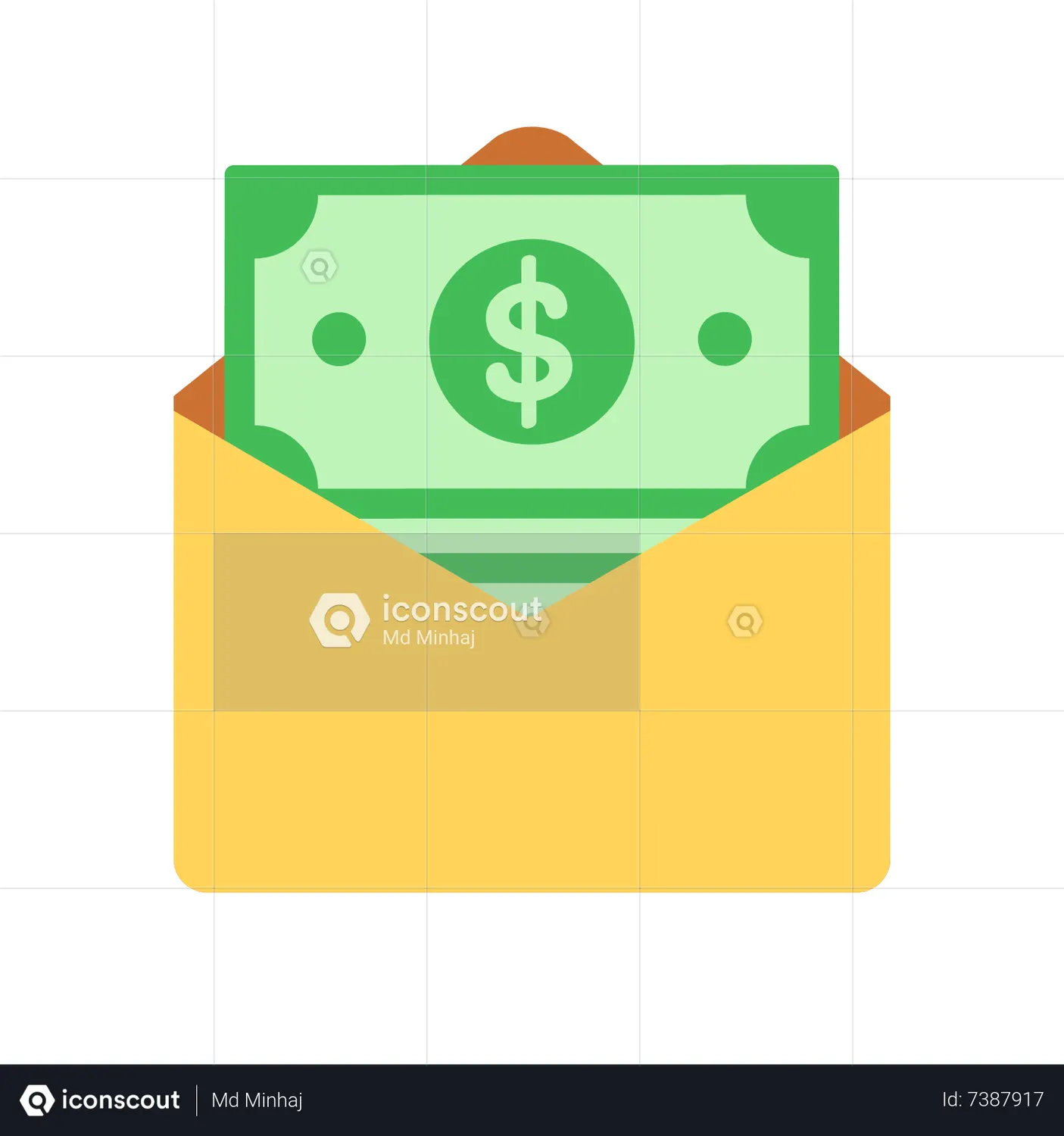Salary Envelope Animated Icon download in JSON, LOTTIE or MP4 format
