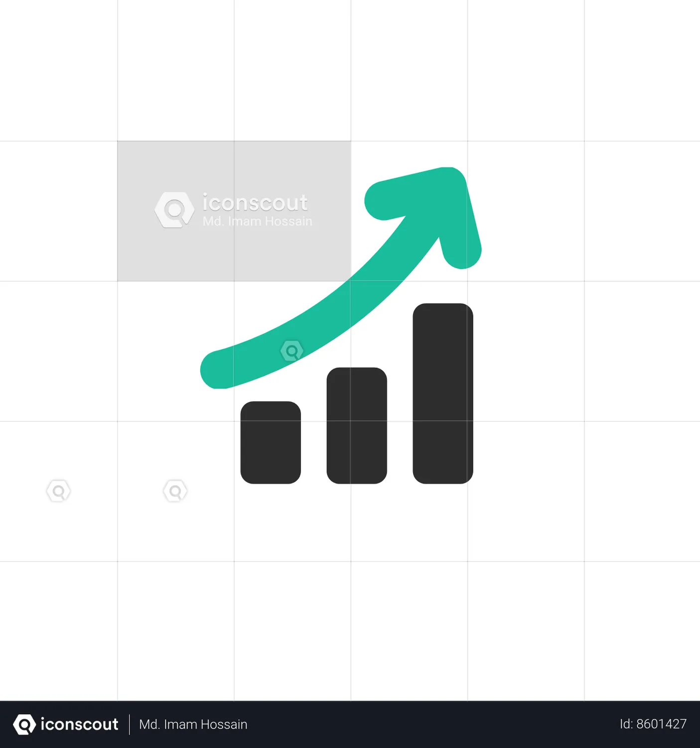 Scale Up Charts Animated Icon download in JSON, LOTTIE or MP4 format