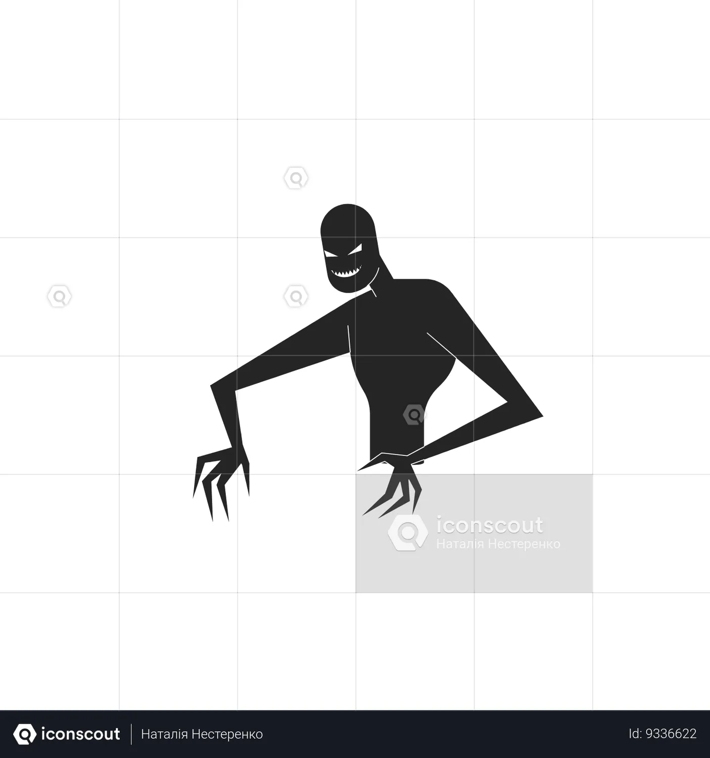 Scary Demon Reaching Claws Animation - Free Download People Animations ...