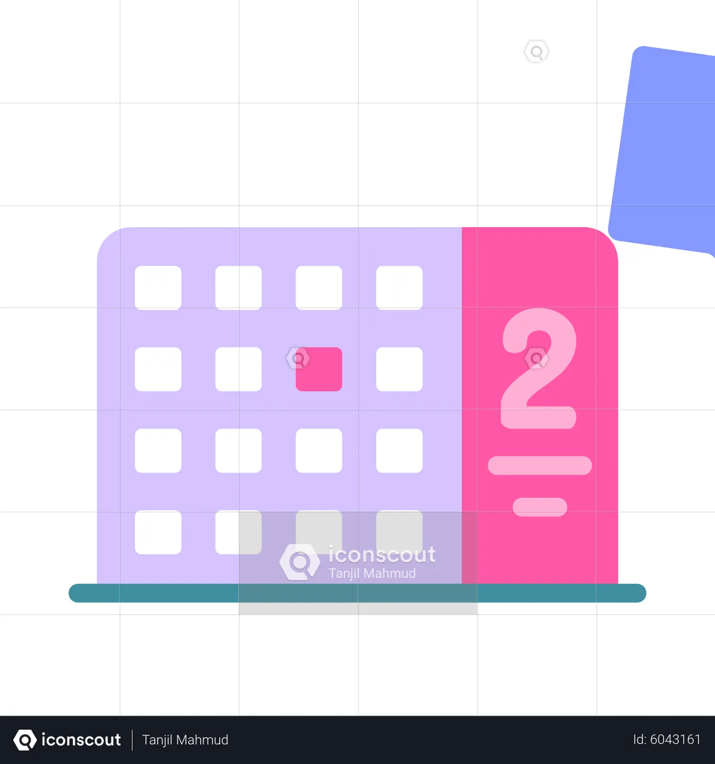 Schedule Animated Icon download in JSON, LOTTIE or MP4 format