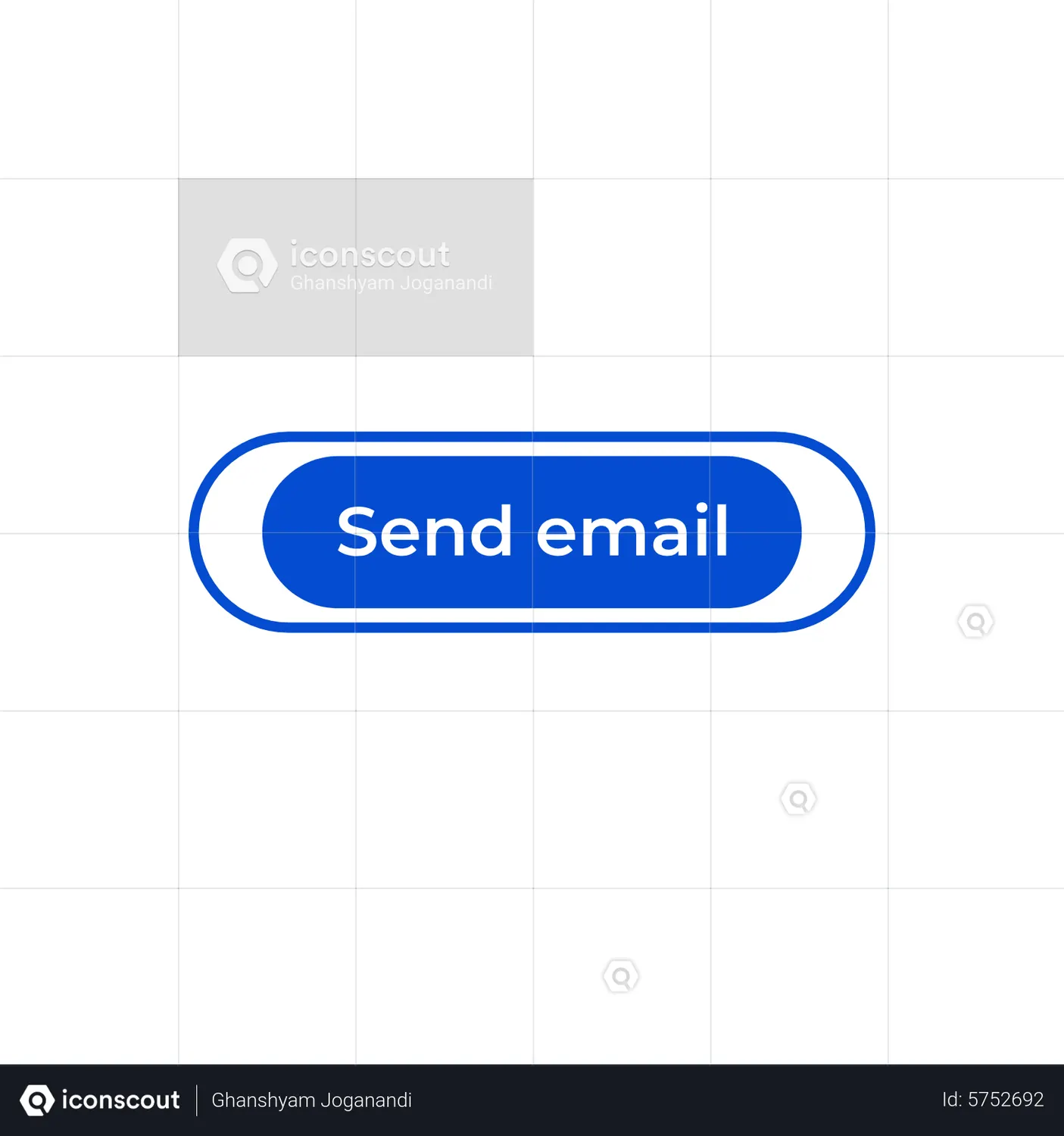 Send email button Animated Icon download in JSON, LOTTIE or MP4 format