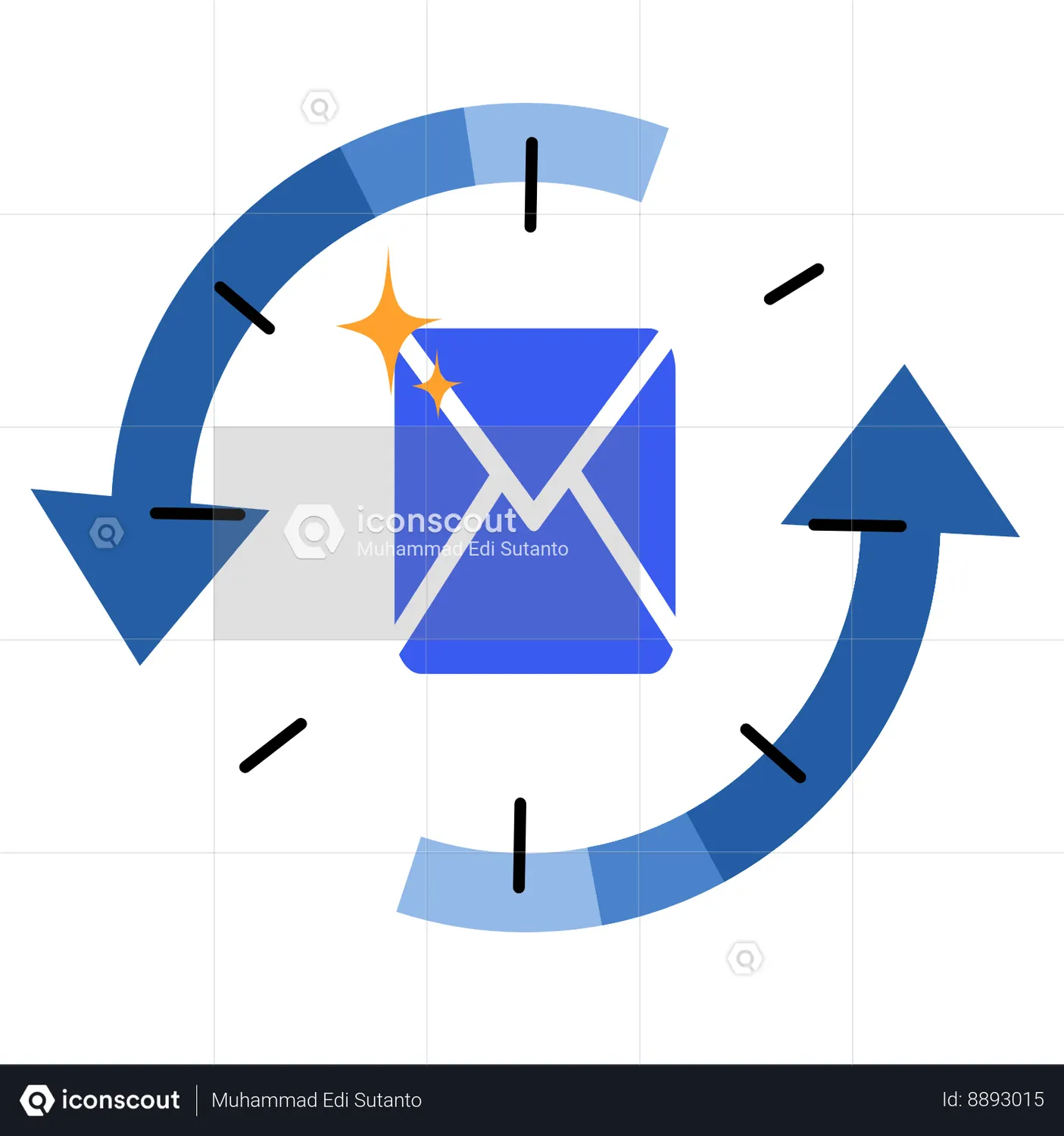 Sending Email Animated Icon download in JSON, LOTTIE or MP4 format