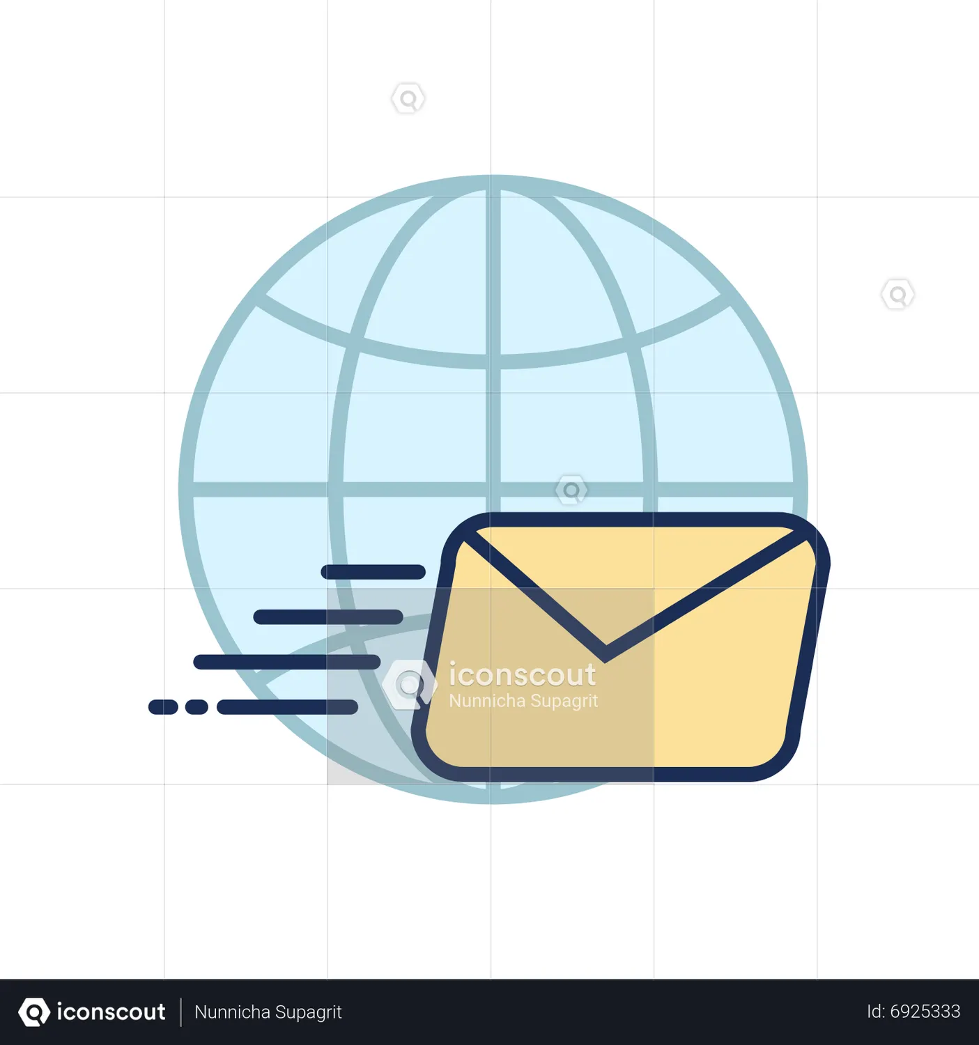 Sending Email Animated Icon download in JSON, LOTTIE or MP4 format