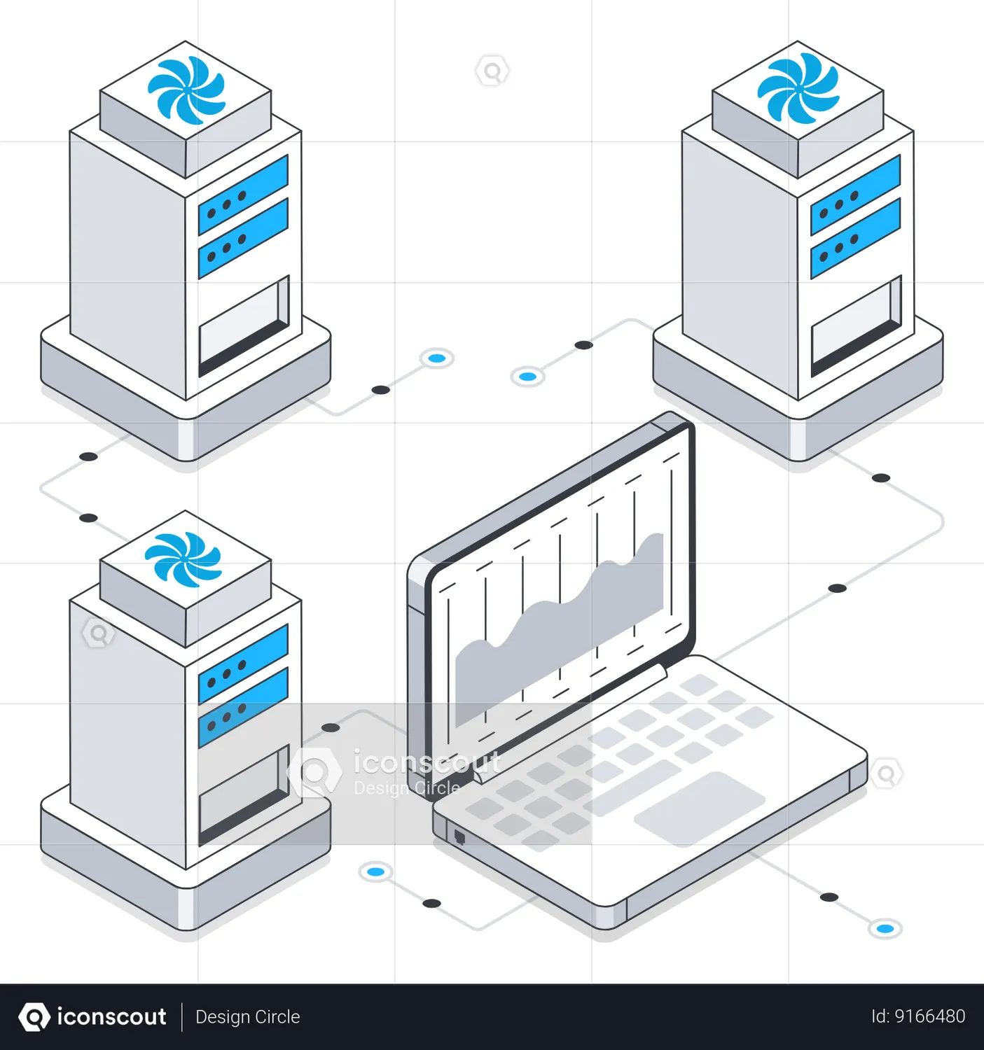 Server Room Animation - Free Download Network & Communication ...