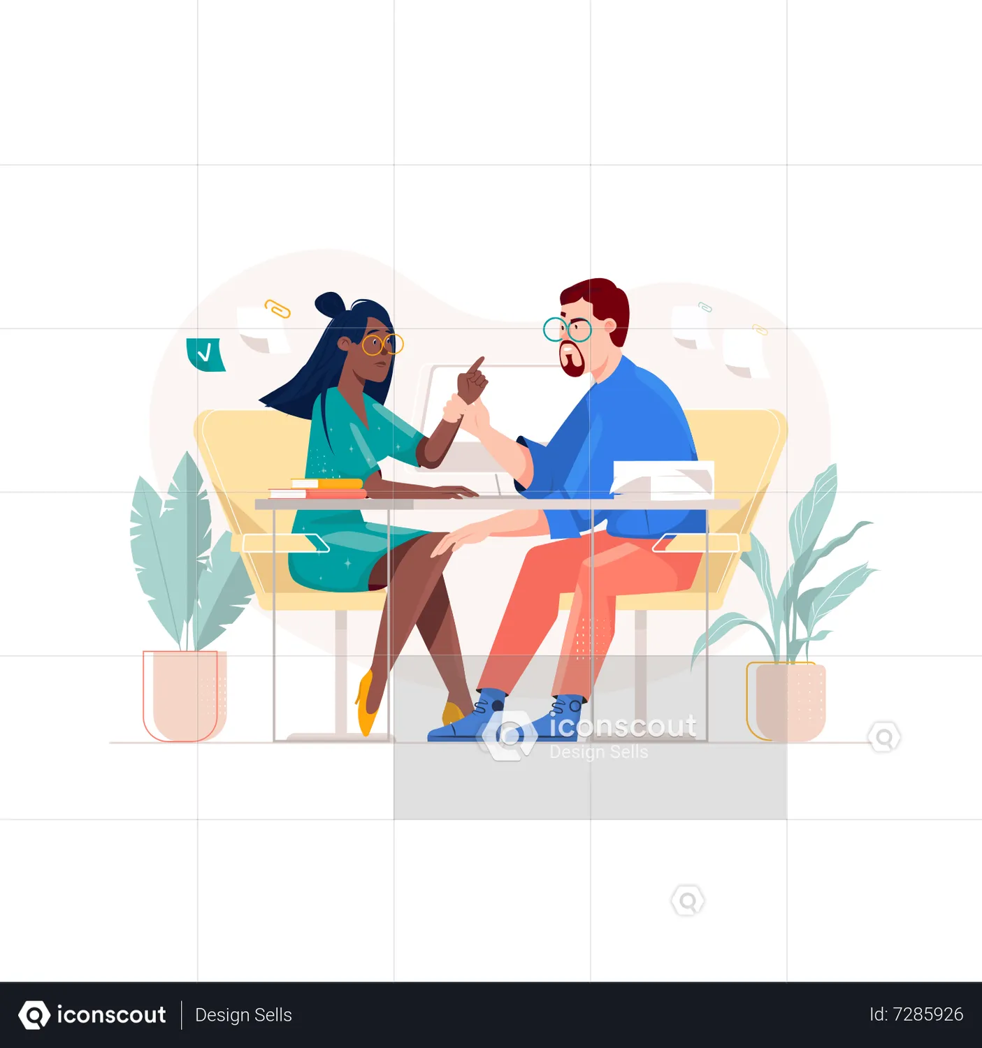 Sexual Harrasment At Work Animation - Free Download Network & Communication Animations | IconScout