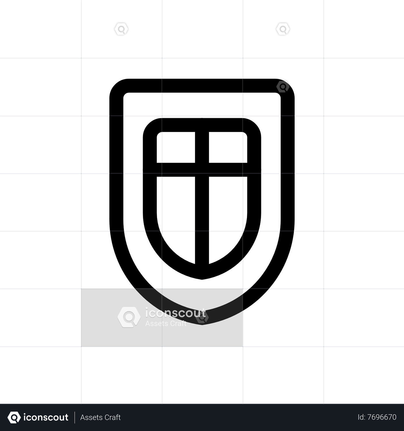 Shield animation by assets craft lottiefiles