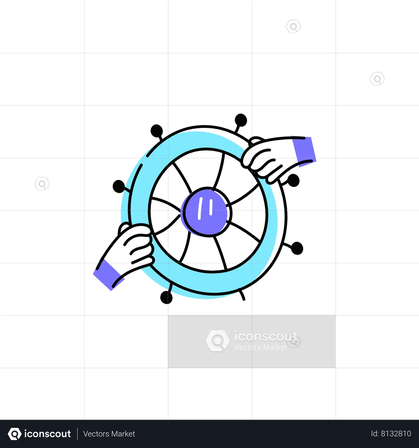 Ship Helm Animated Icon download in JSON, LOTTIE or MP4 format