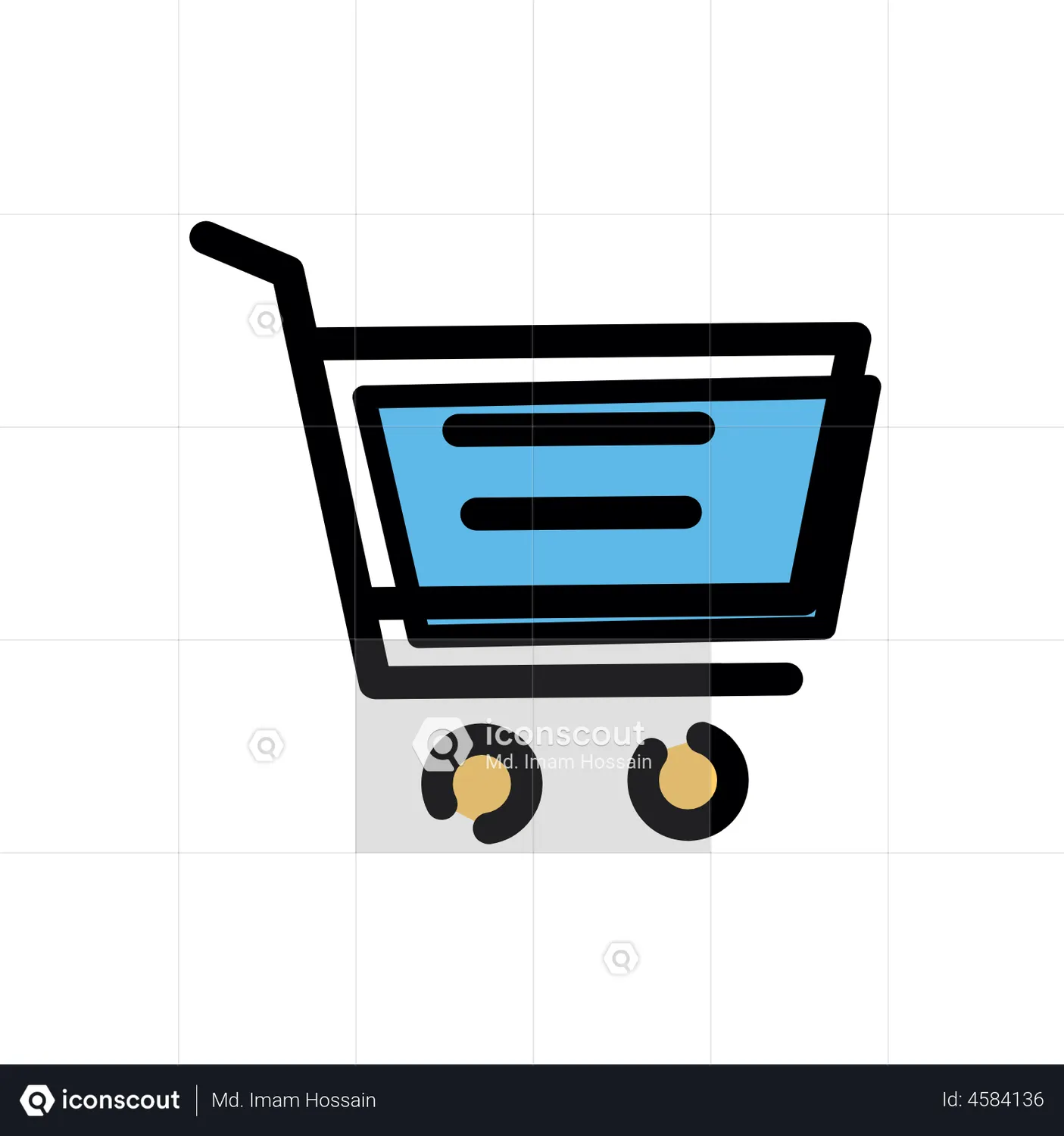 Shopping Cart Animated Icon download in JSON, LOTTIE or MP4 format