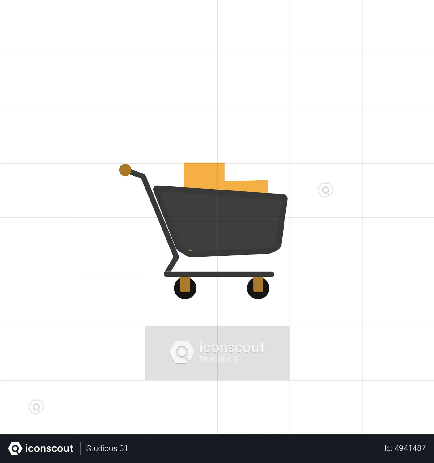 Shopping Cart Animated Icon download in JSON, LOTTIE or MP4 format