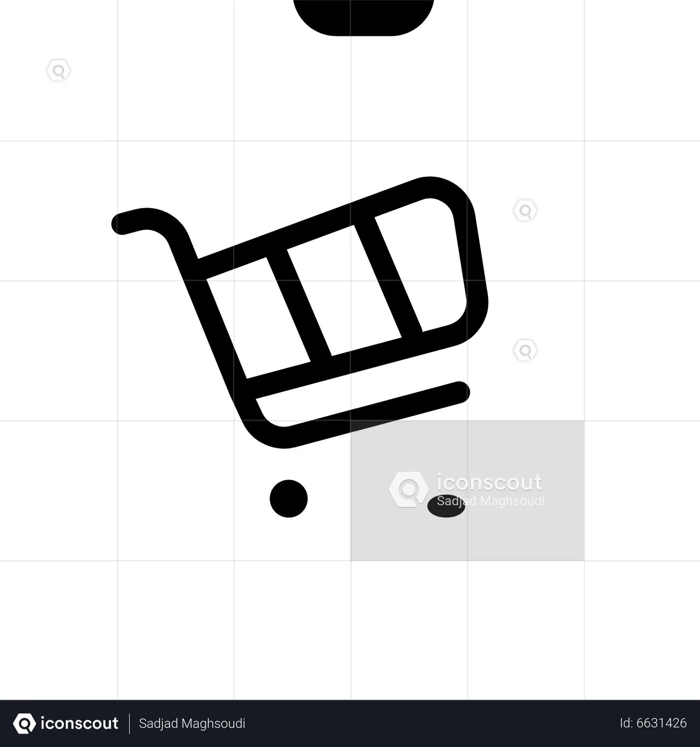 Shopping cart Animated Icon download in JSON, LOTTIE or MP4 format