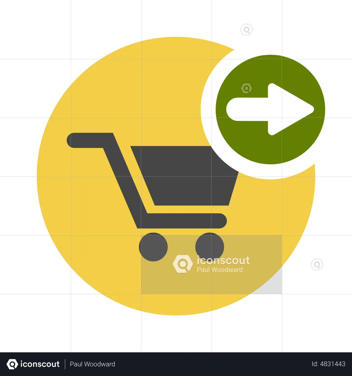 Shopping cart checkout Animated Icon download in JSON, LOTTIE or MP4 format