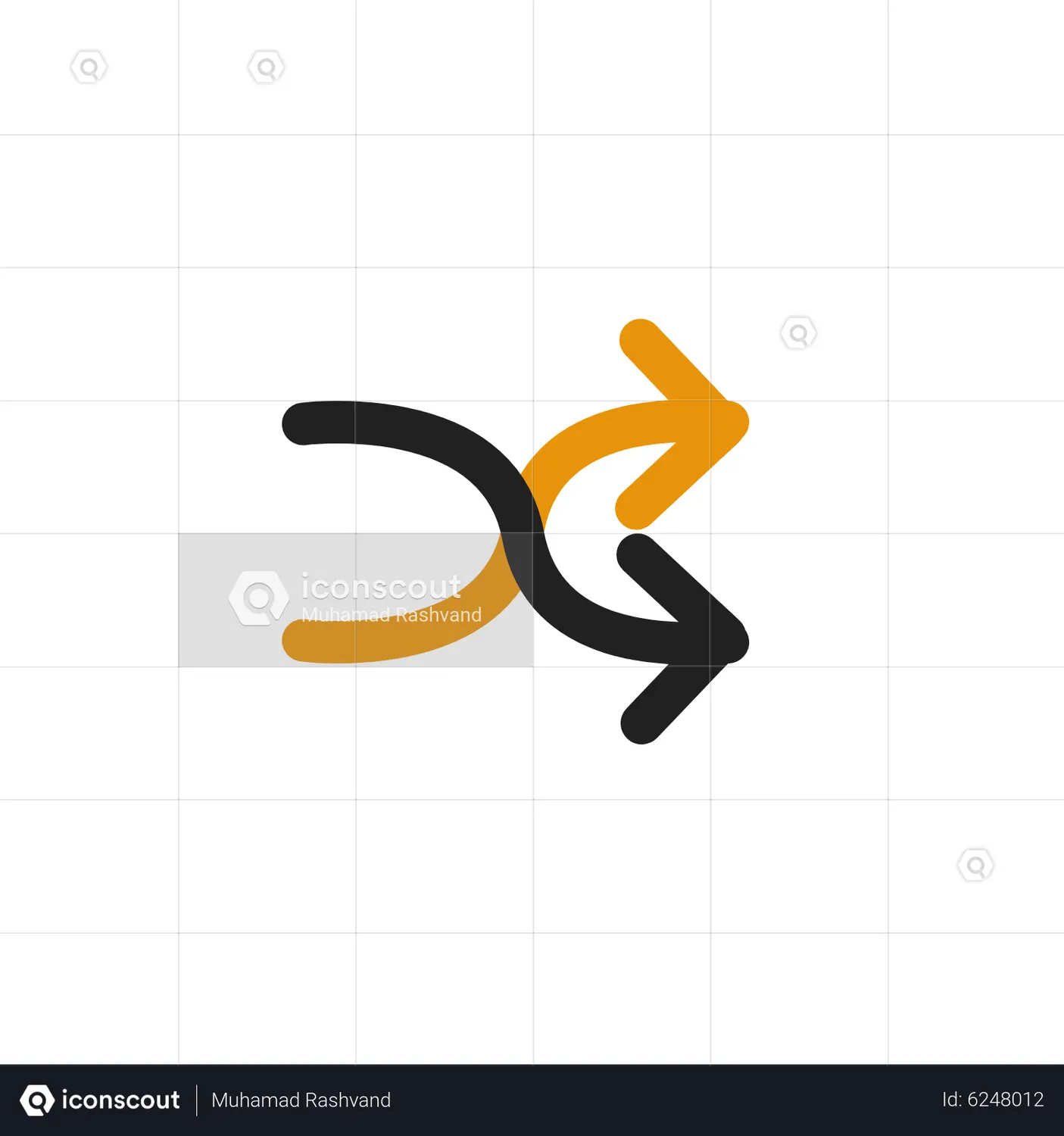 Shuffle Animated Icon download in JSON, LOTTIE or MP4 format