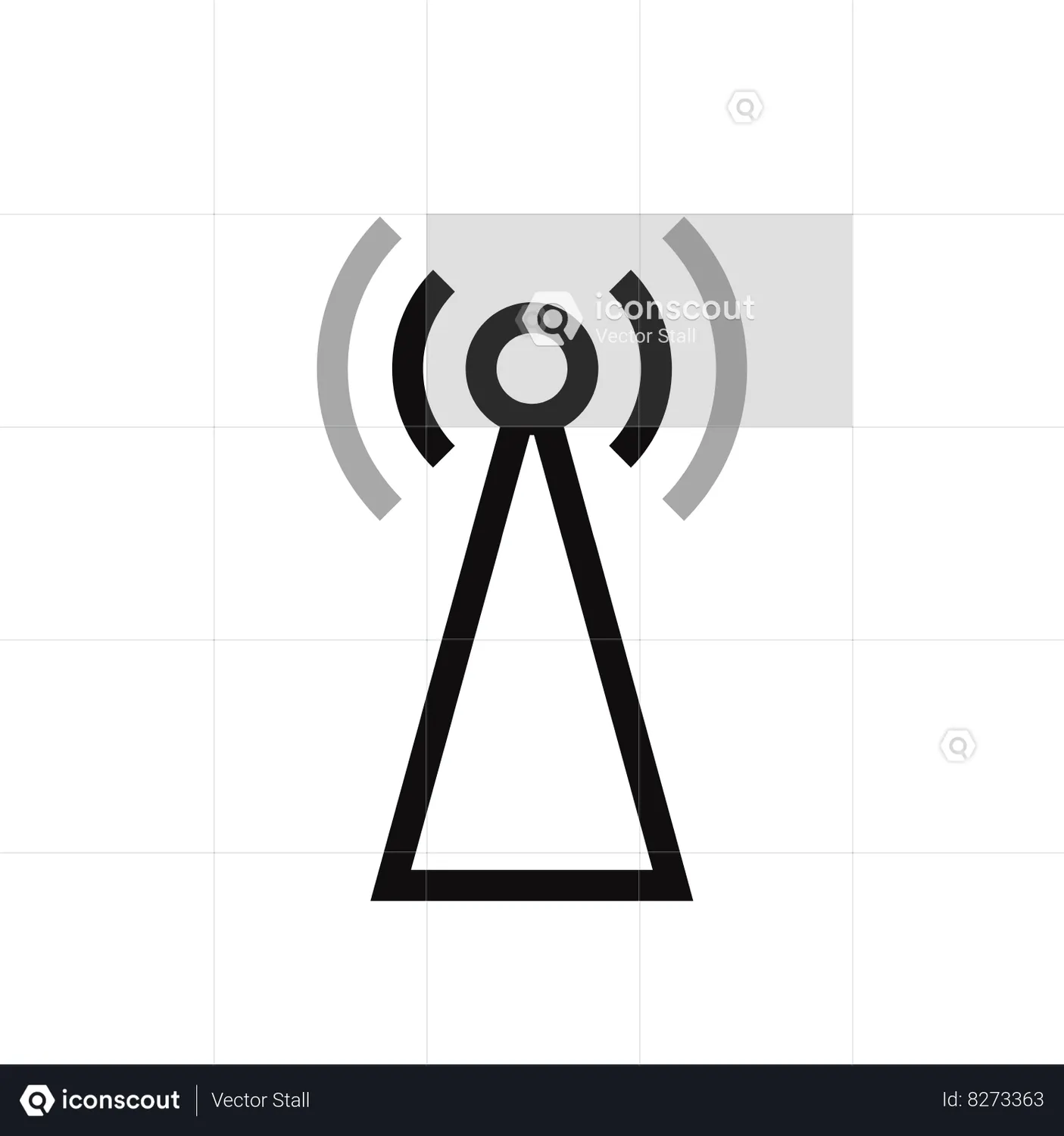 Signal Antenna Animated Icon Free Download Network & Communication