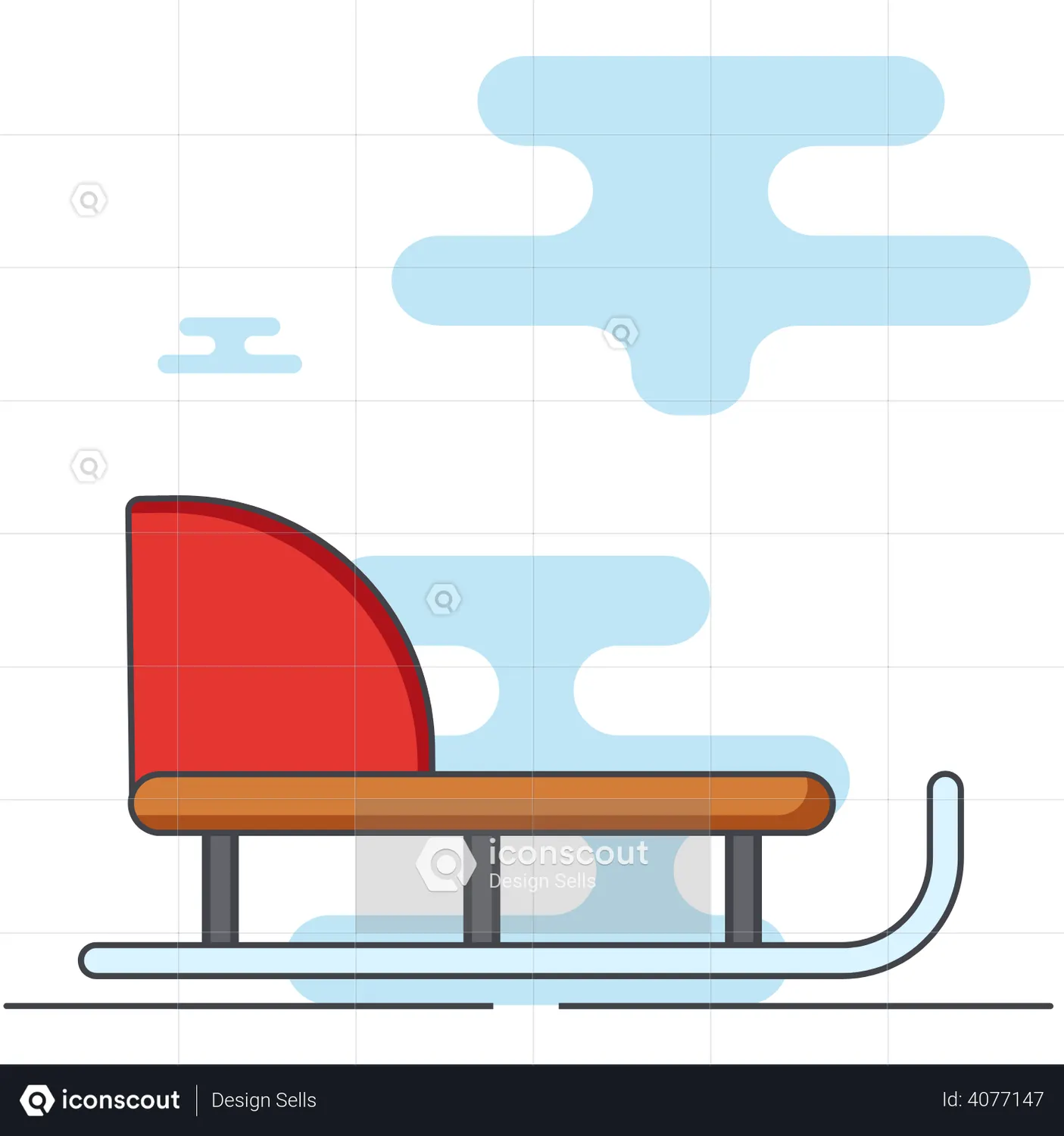 Sled Animated Icon download in JSON, LOTTIE or MP4 format