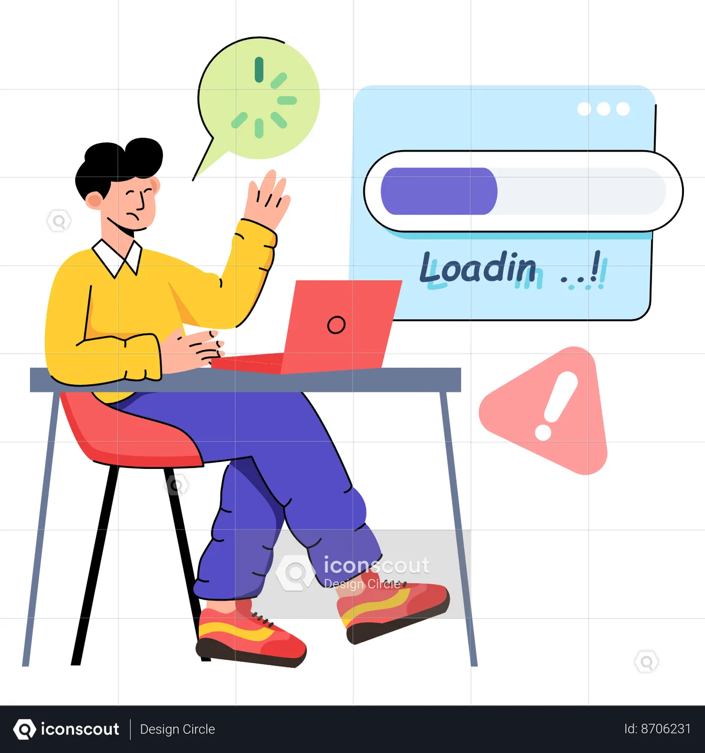 Slow Page Loading Animation - Free Download Seo & Web Animations ...