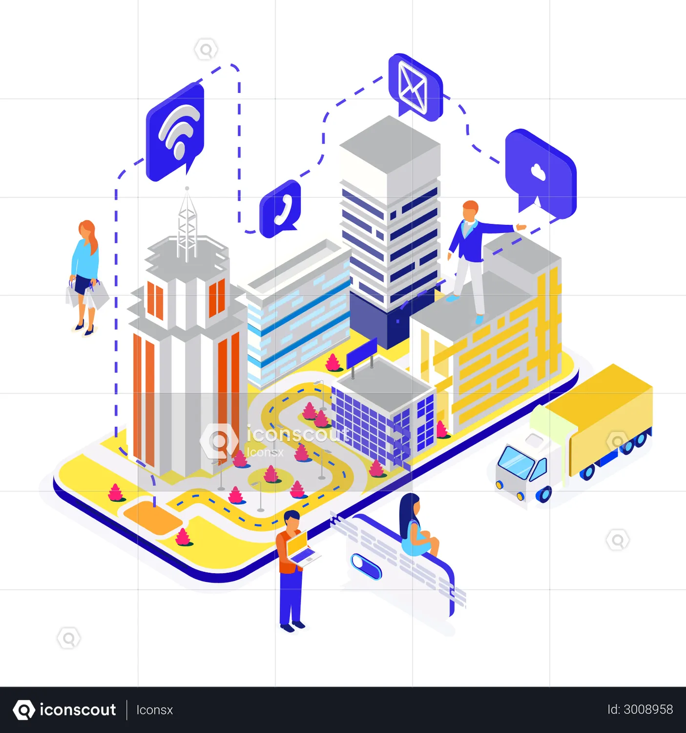 Smart City Animation - Free Download Business Animations | IconScout