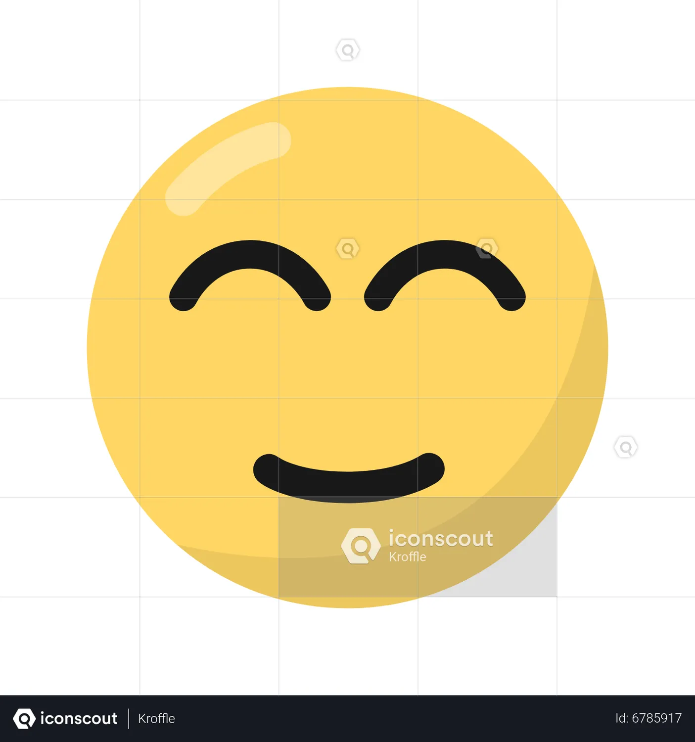 Smile Emoji Emoji Animated Icon download in JSON, LOTTIE or MP4 format