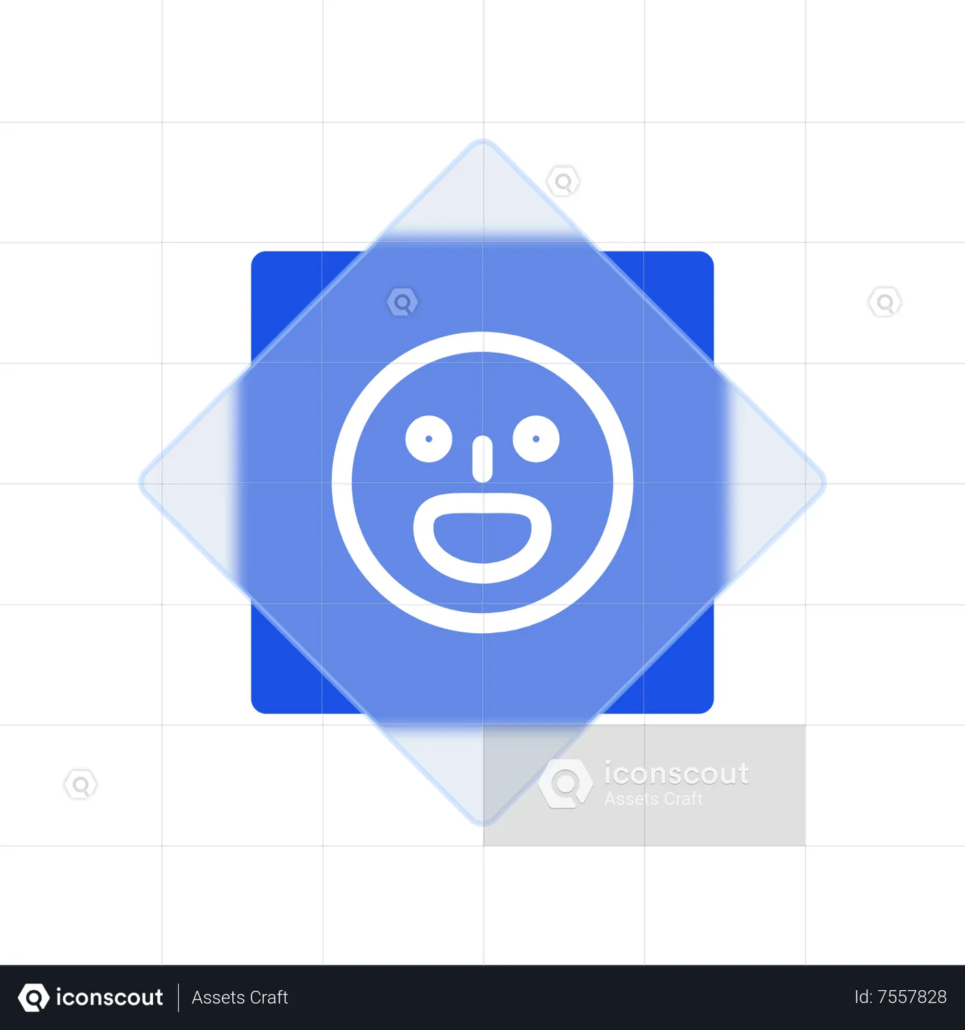 Smiley Emoji Animated Icon download in JSON, LOTTIE or MP4 format