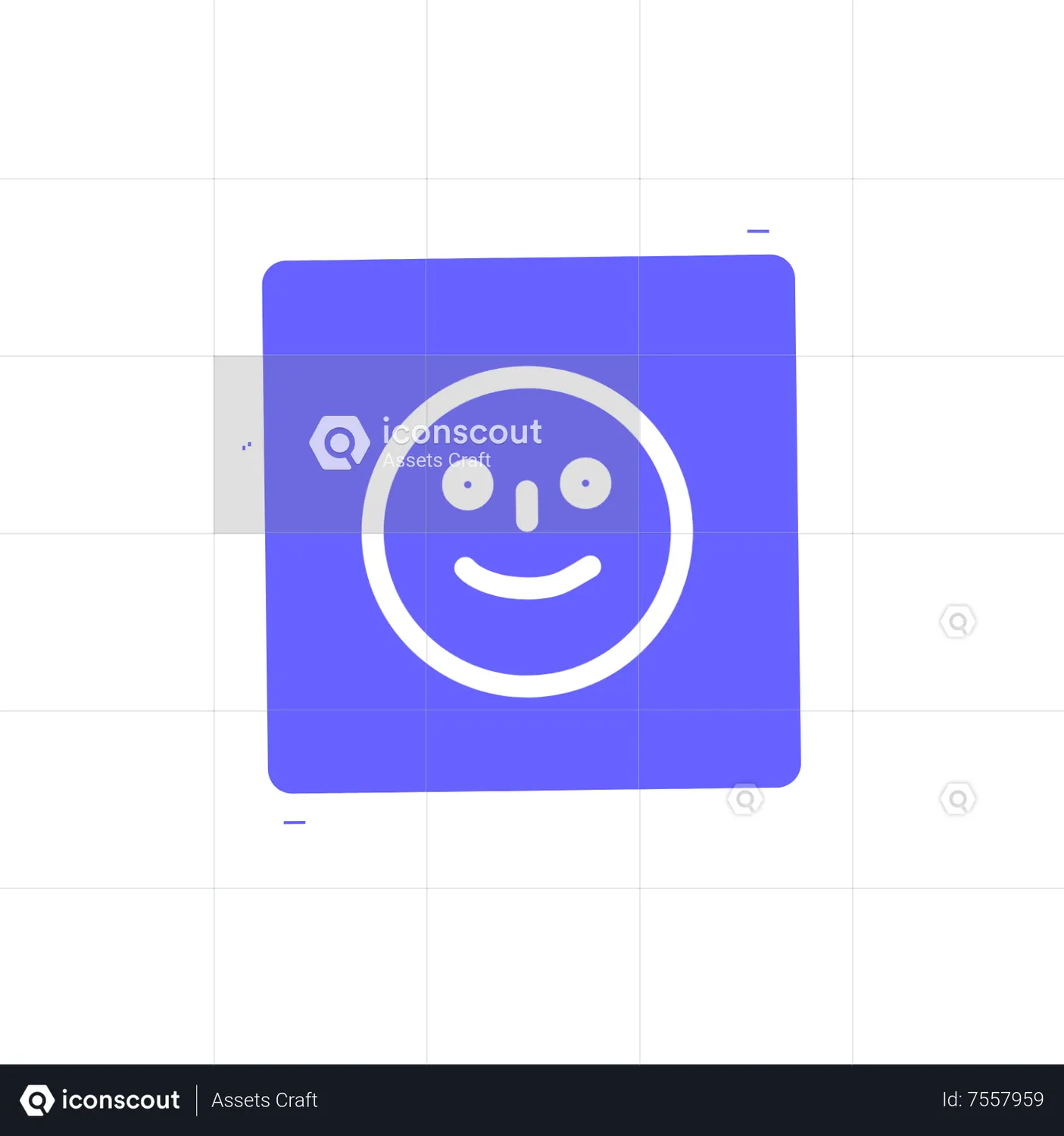 Smiley Emoji Animated Icon download in JSON, LOTTIE or MP4 format