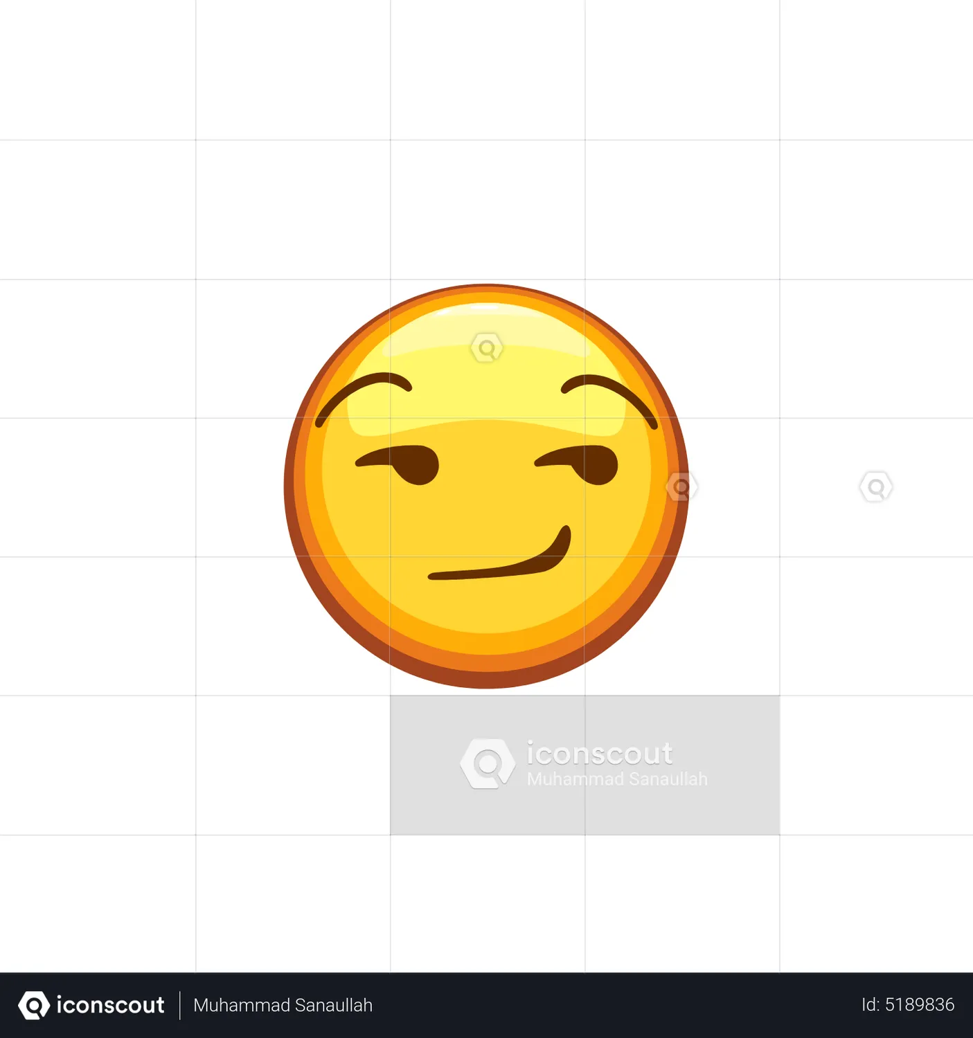 Smirking Face Emoji Animated Icon Download In Json Lottie Or Mp4 Format