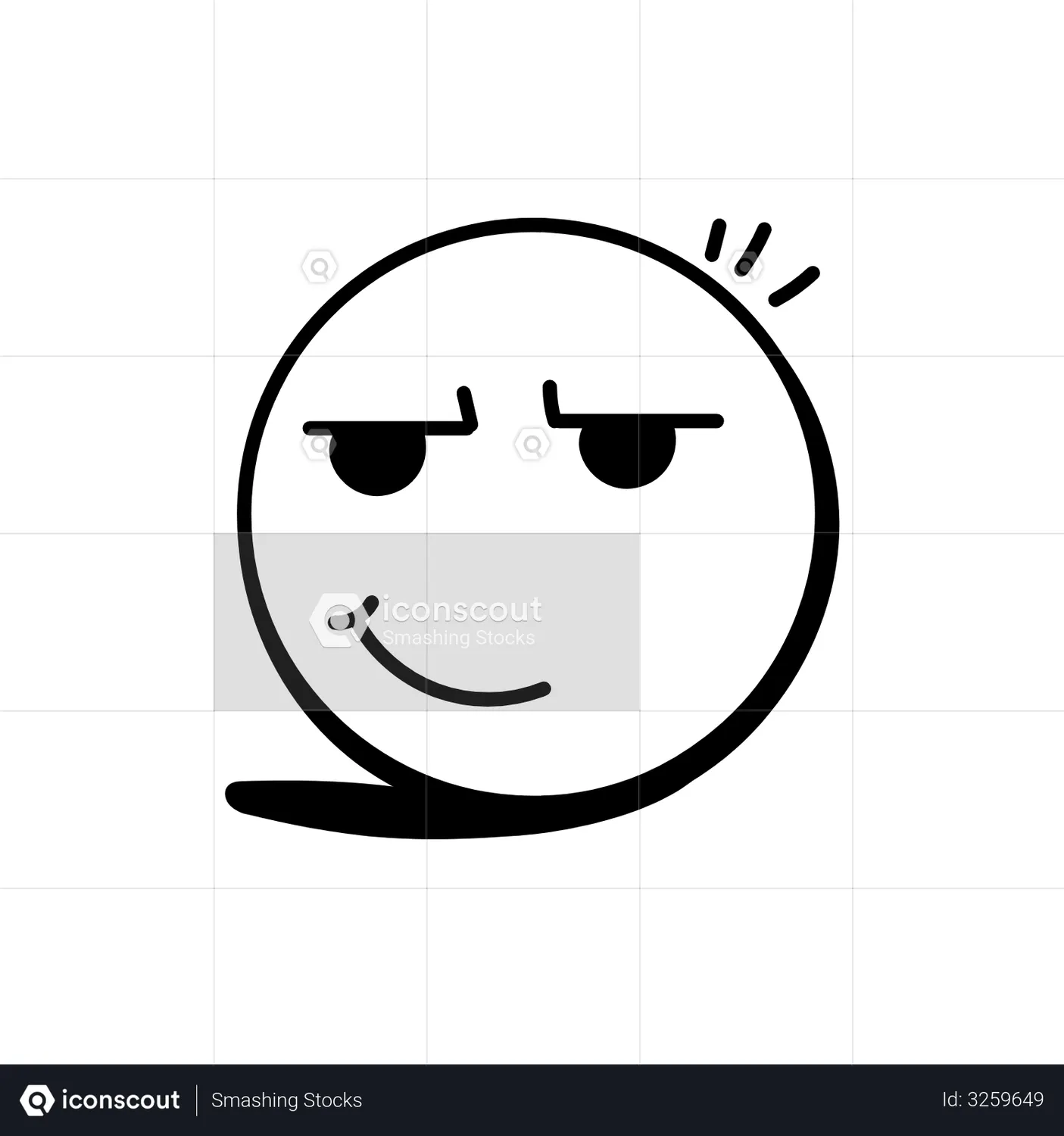 Smirking Face Emoji Animation Free Download Sign And Symbols Animations Iconscout