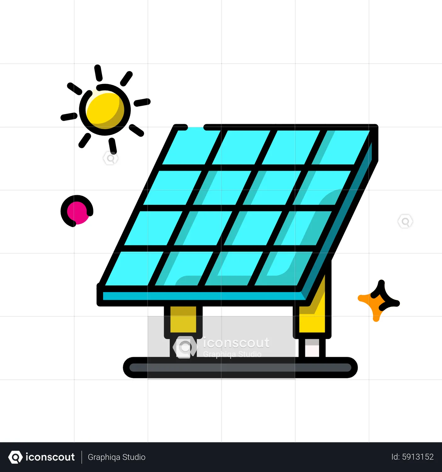 Solar Panel Animated Icon - Free Download Appliances Animated Icons ...