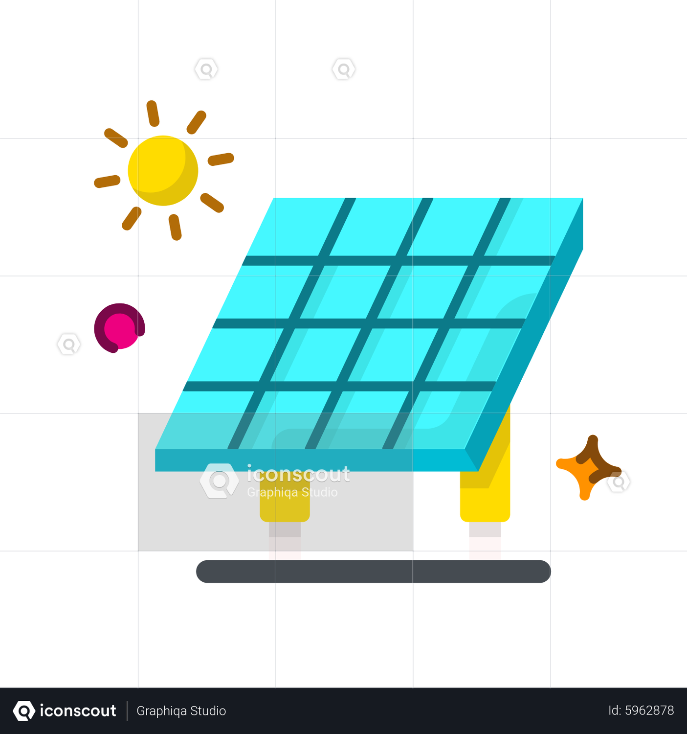 Solar Panel Animation by Graphiqa Studio | LottieFiles