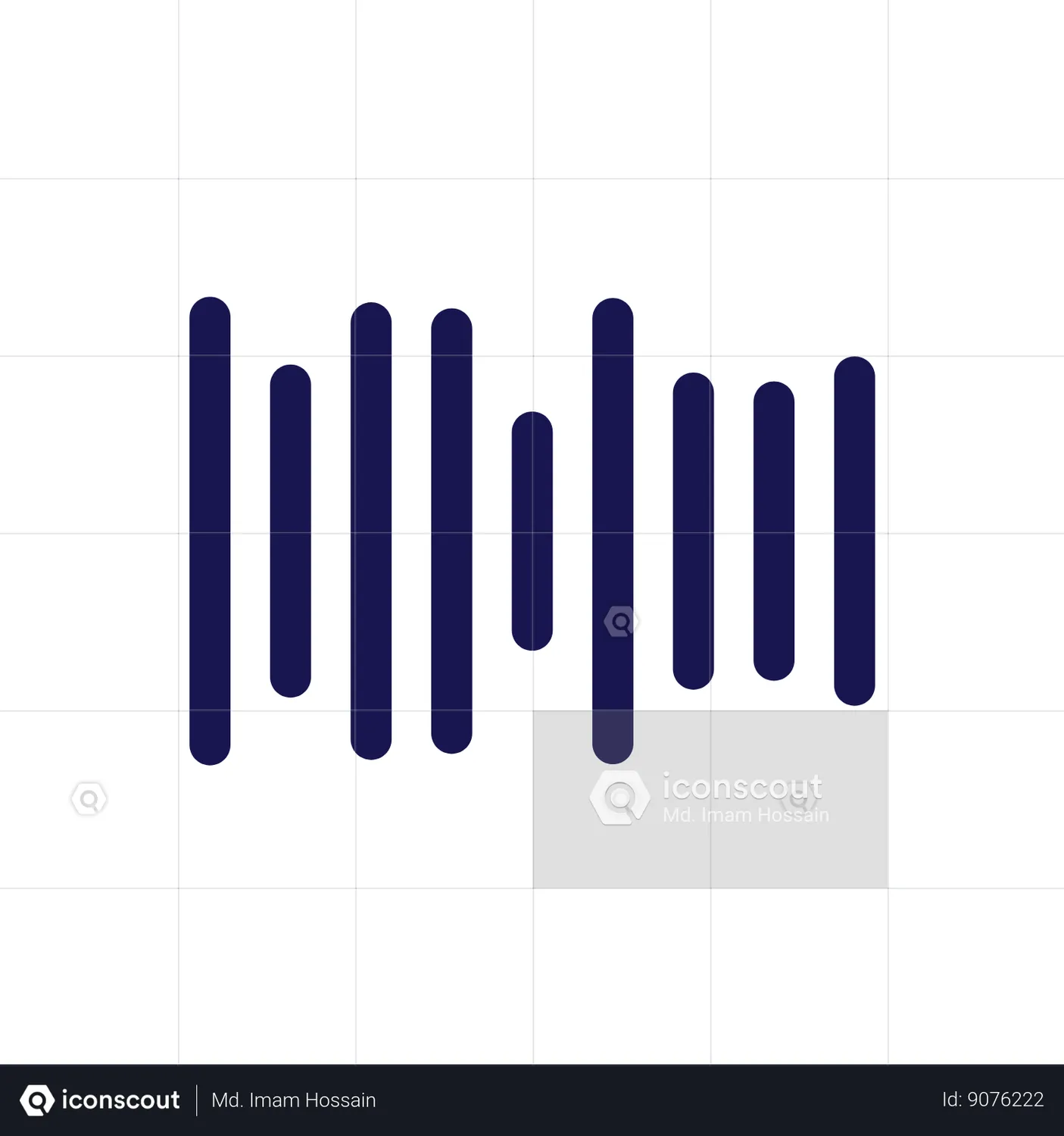 Sound Wave Animated Icon download in JSON, LOTTIE or MP4 format