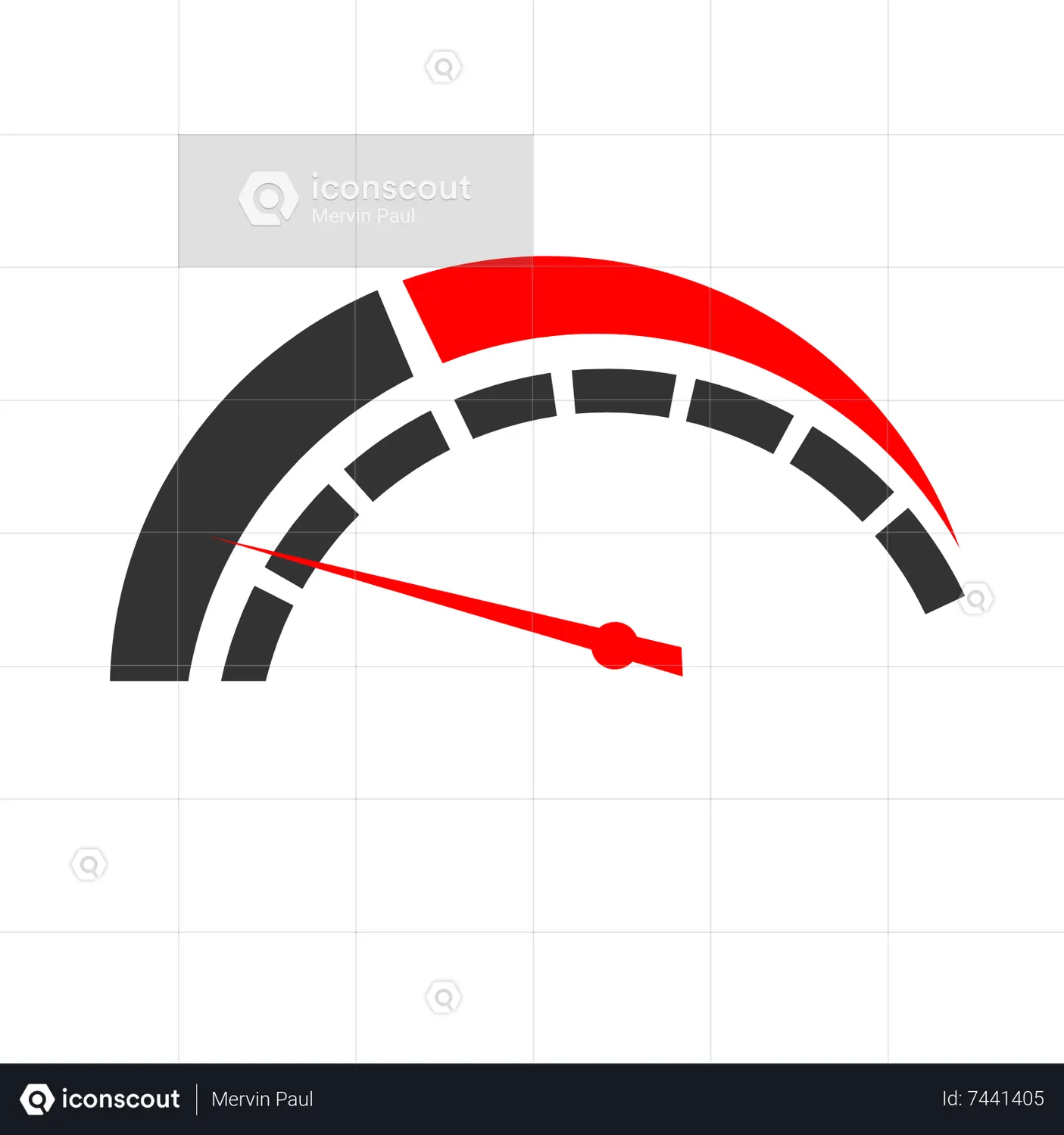 Speedometer Animated Icon download in JSON, LOTTIE or MP4 format