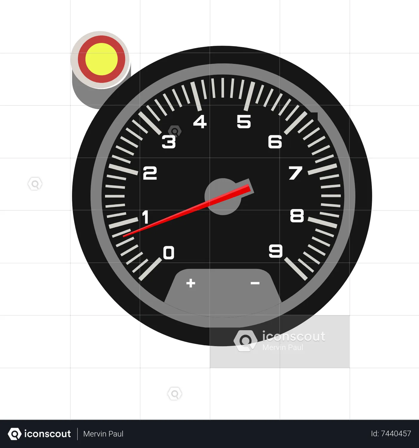 Speedometer Animated Icon download in JSON, LOTTIE or MP4 format